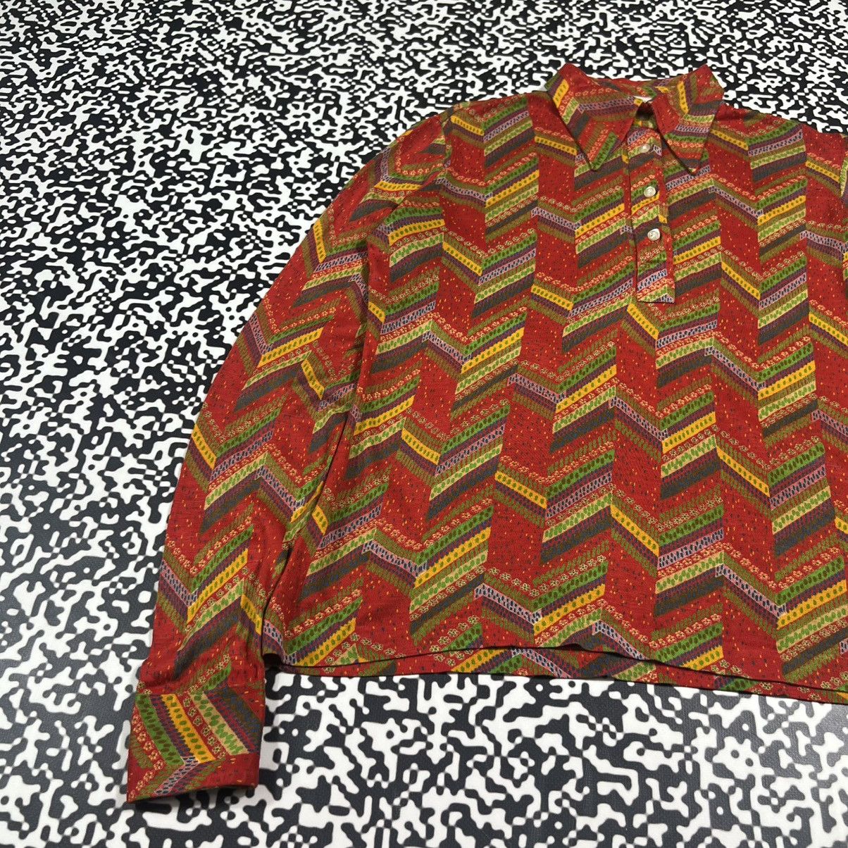 Vintage Vintage 90s Saint Clair Paris Retro Style Luxury Shirt Size M / US 6-8 / IT 42-44 - 11 Thumbnail