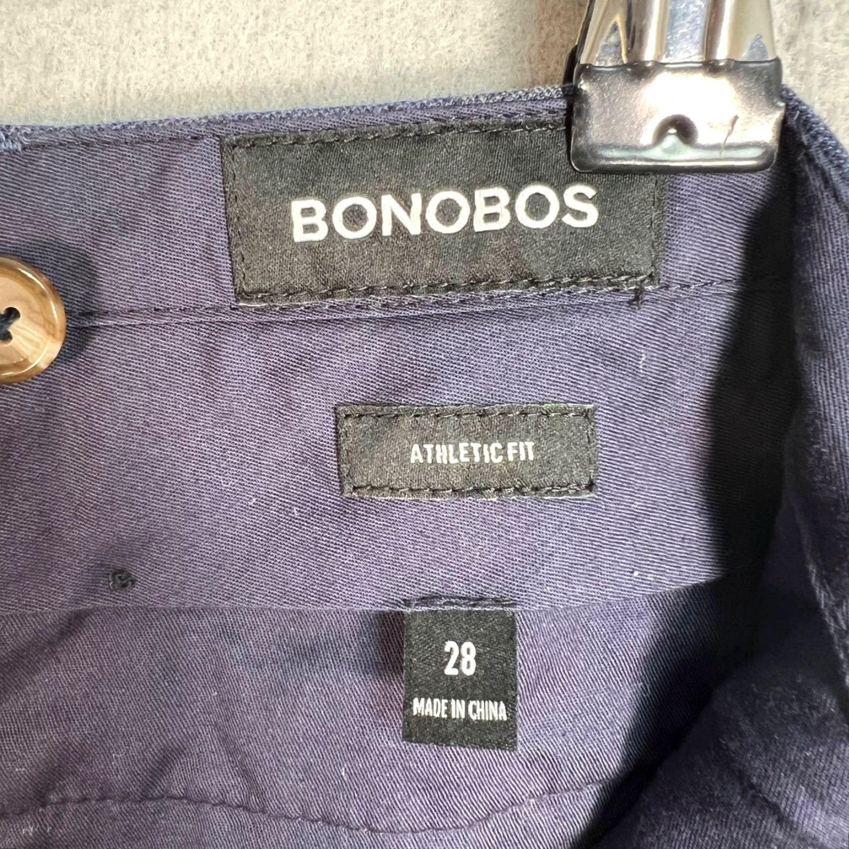 Bonobos BONOBOS Mens Blue Plaid Wool Blend Dress Pants Size 28 Athletic Fit Size US 28 / EU 44 - 3 Thumbnail