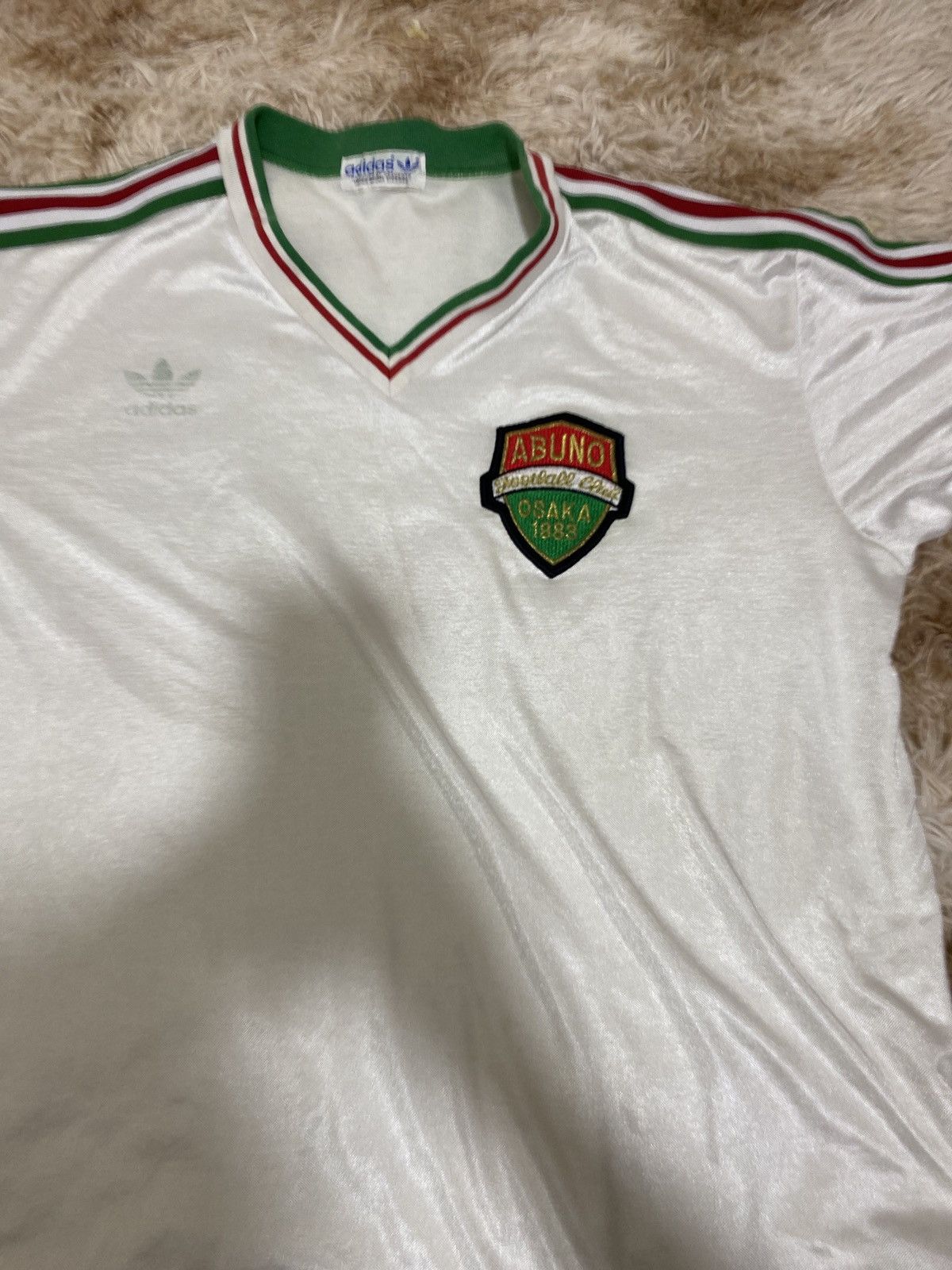 Adidas Adidas Japan “Order Made” ABUNO FC Osaka 1983 Jersey – Size US M / EU 48-50 / 2 - 1 Thumbnail