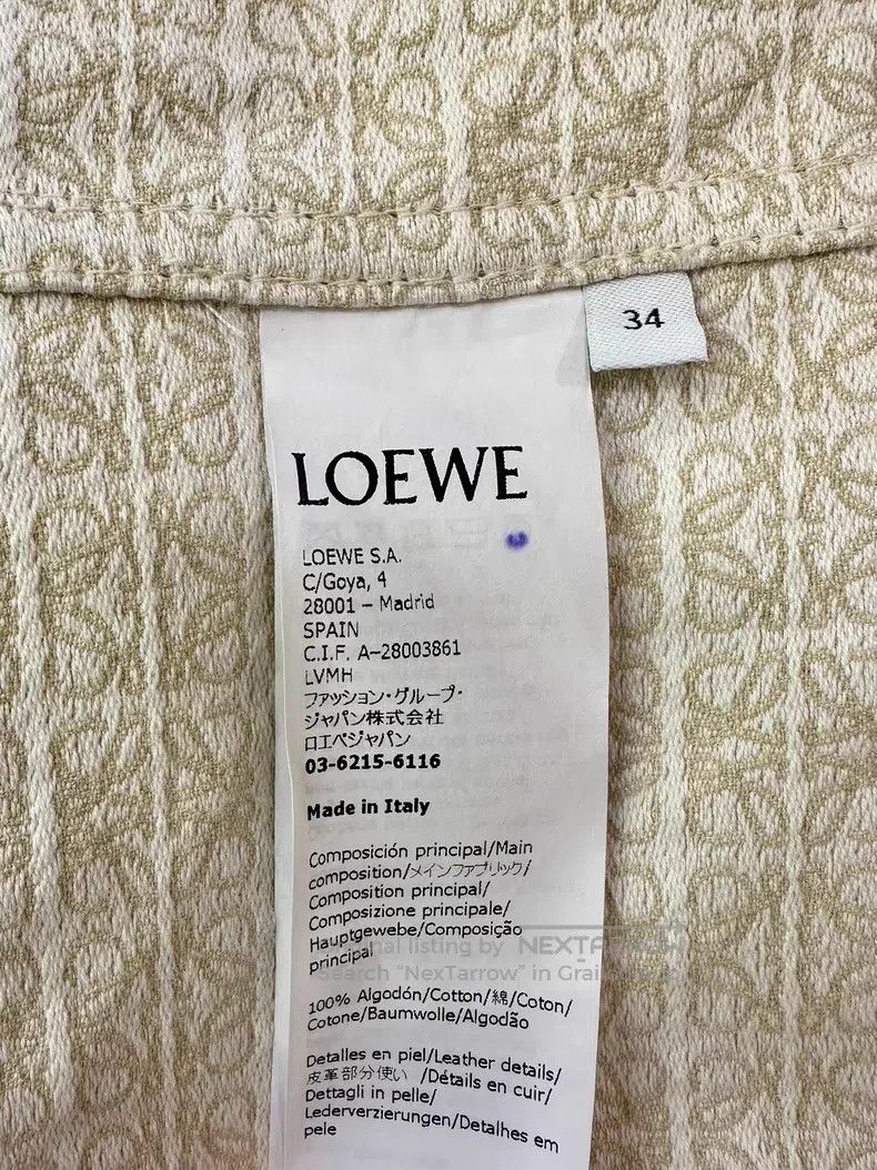 Loewe Loewe Dark patterned monogrammed logo all-over print jacke Size XXS / US 00 / IT 34 - 8 Thumbnail