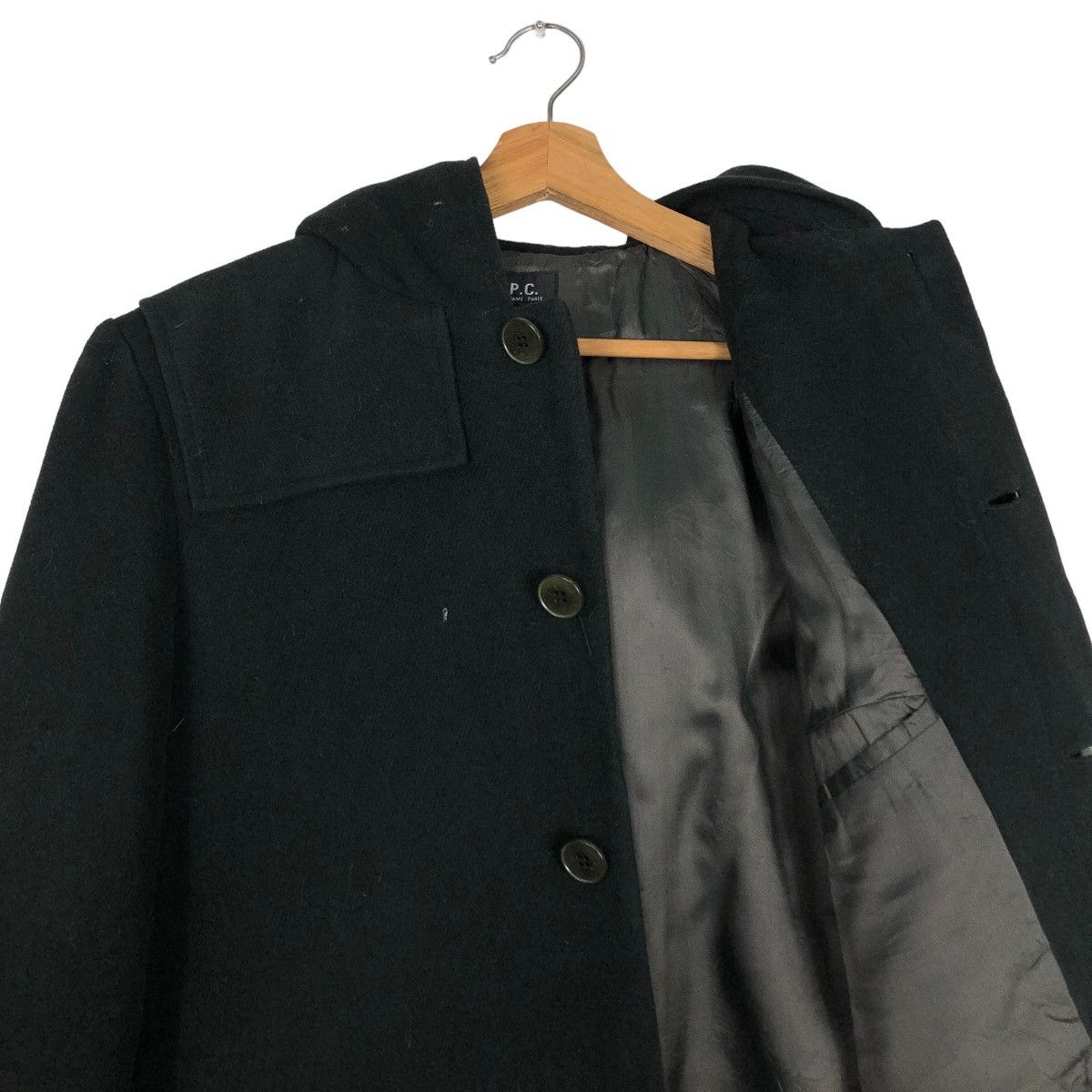 A.P.C. 🔥Rich Black - Hunting Chore Jacket A.P.C France Made Size US M / EU 48-50 / 2 - 11 Thumbnail