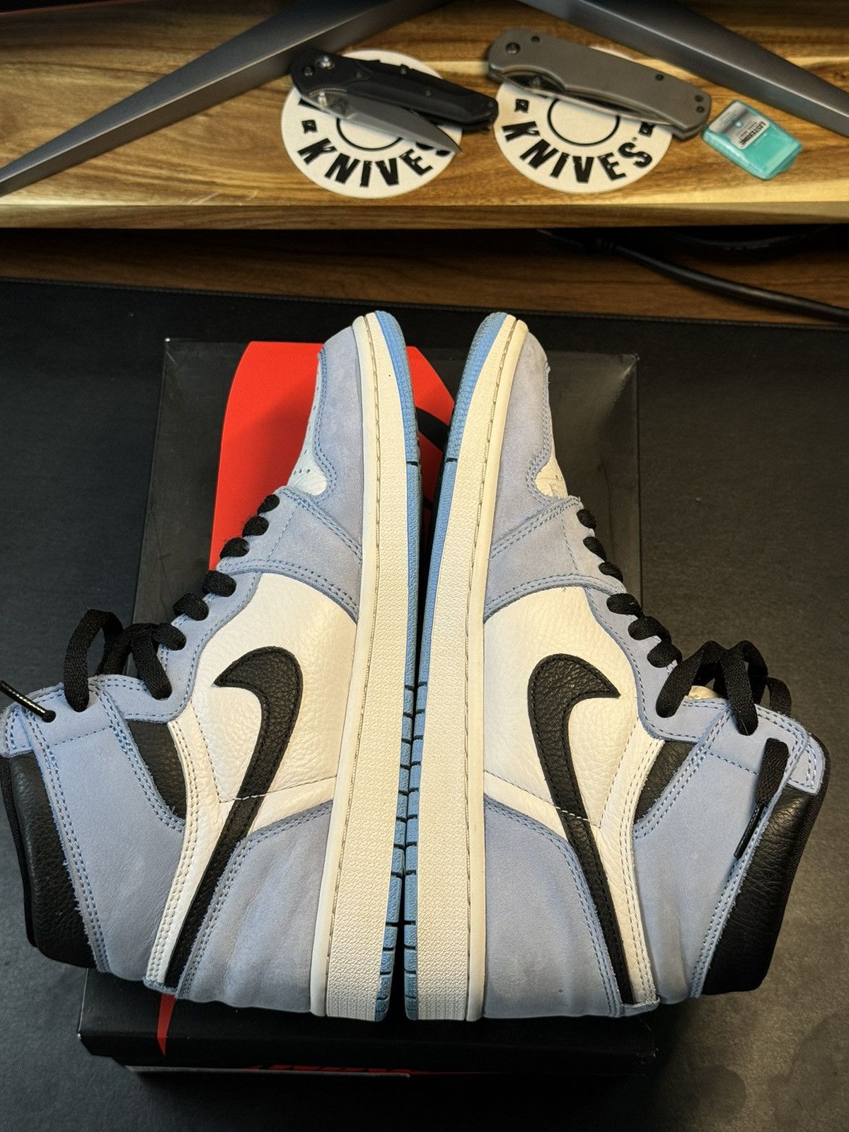Jordan Brand × Nike Jordan 1 High - University Blue - 8.5 — Good Condition Size US 8.5 / EU 41-42 - 2 Thumbnail
