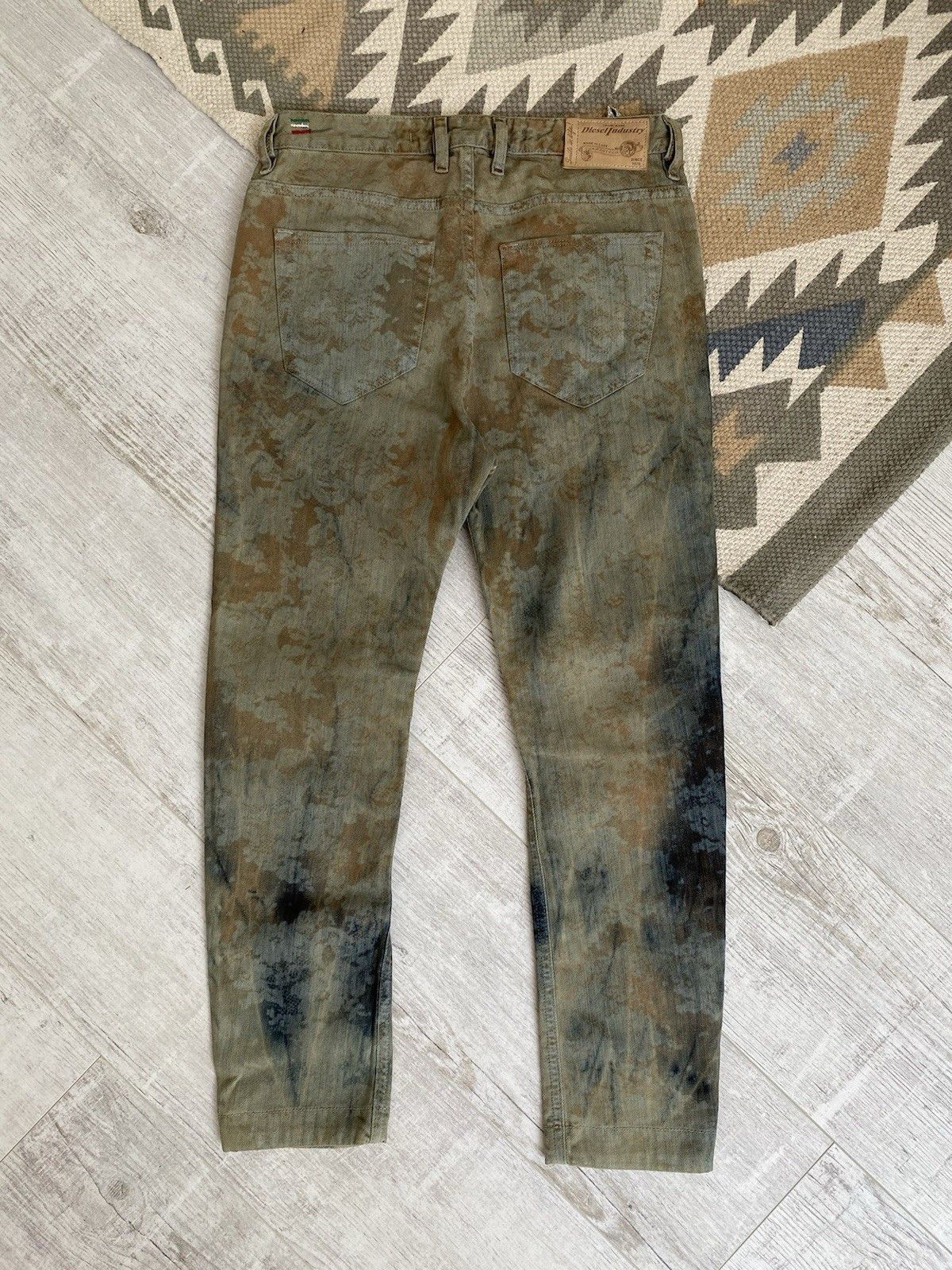 Diesel Diesel Womens Avant Garde Painted Pants Jeans Size 25" / US 0 / IT 36 - 8 Thumbnail