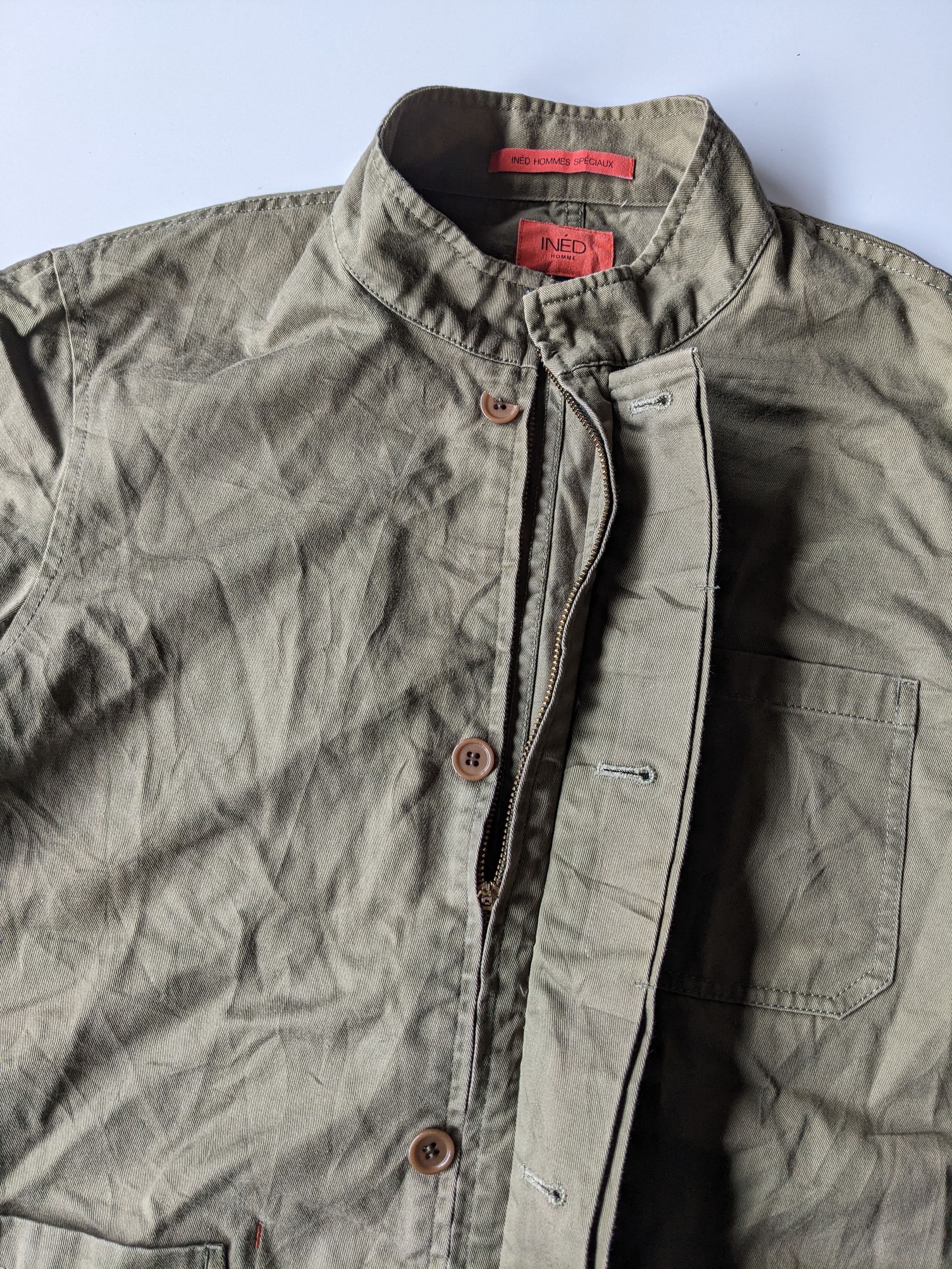 Issey Miyake × Japanese Brand Inéd Hommes Spéciaux zipper jacket Size US L / EU 52-54 / 3 - 3 Thumbnail