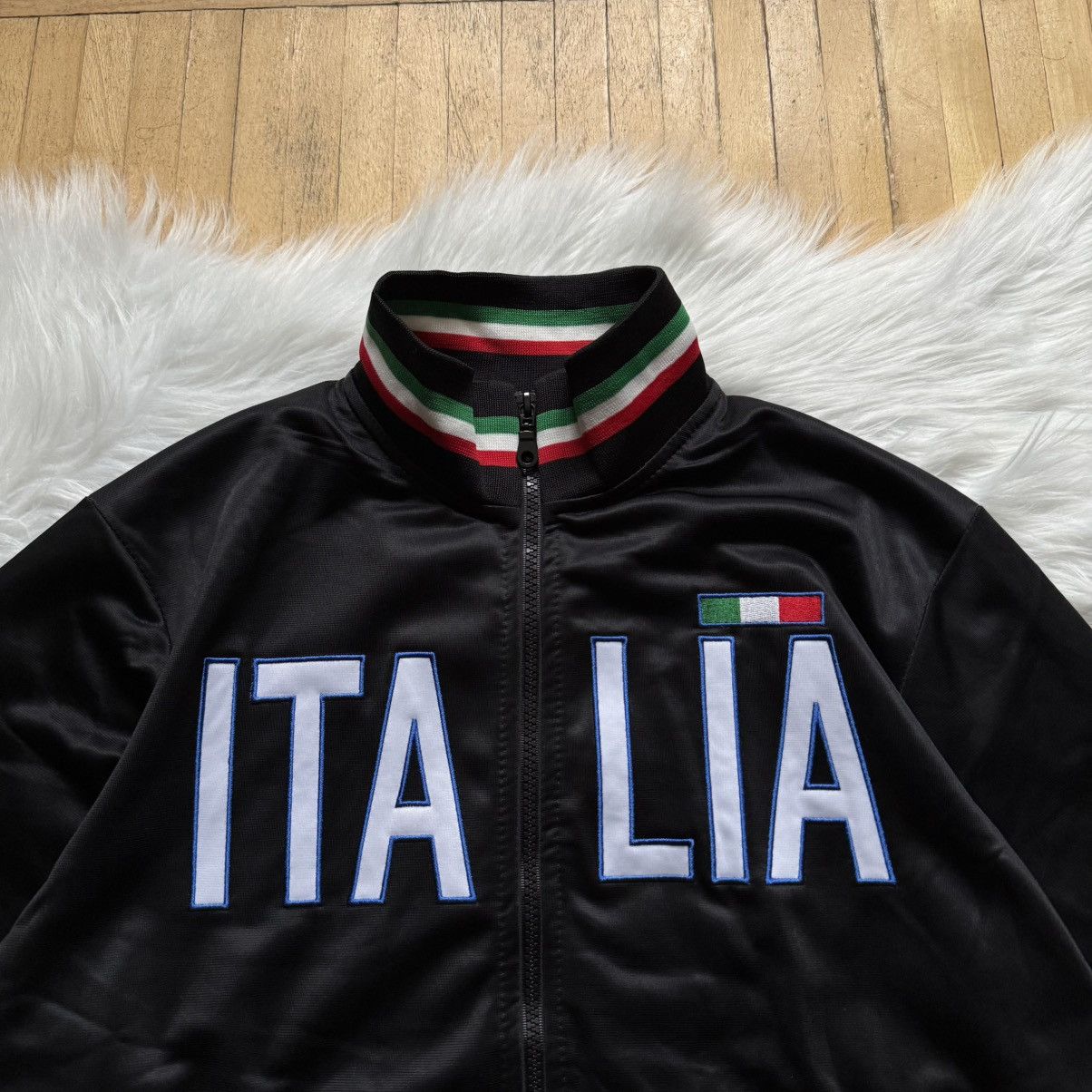 Other 📌 Vintage Crazy Italia Blokecore Y2K Track Zip-Up Jacket Size US M / EU 48-50 / 2 - 3 Thumbnail