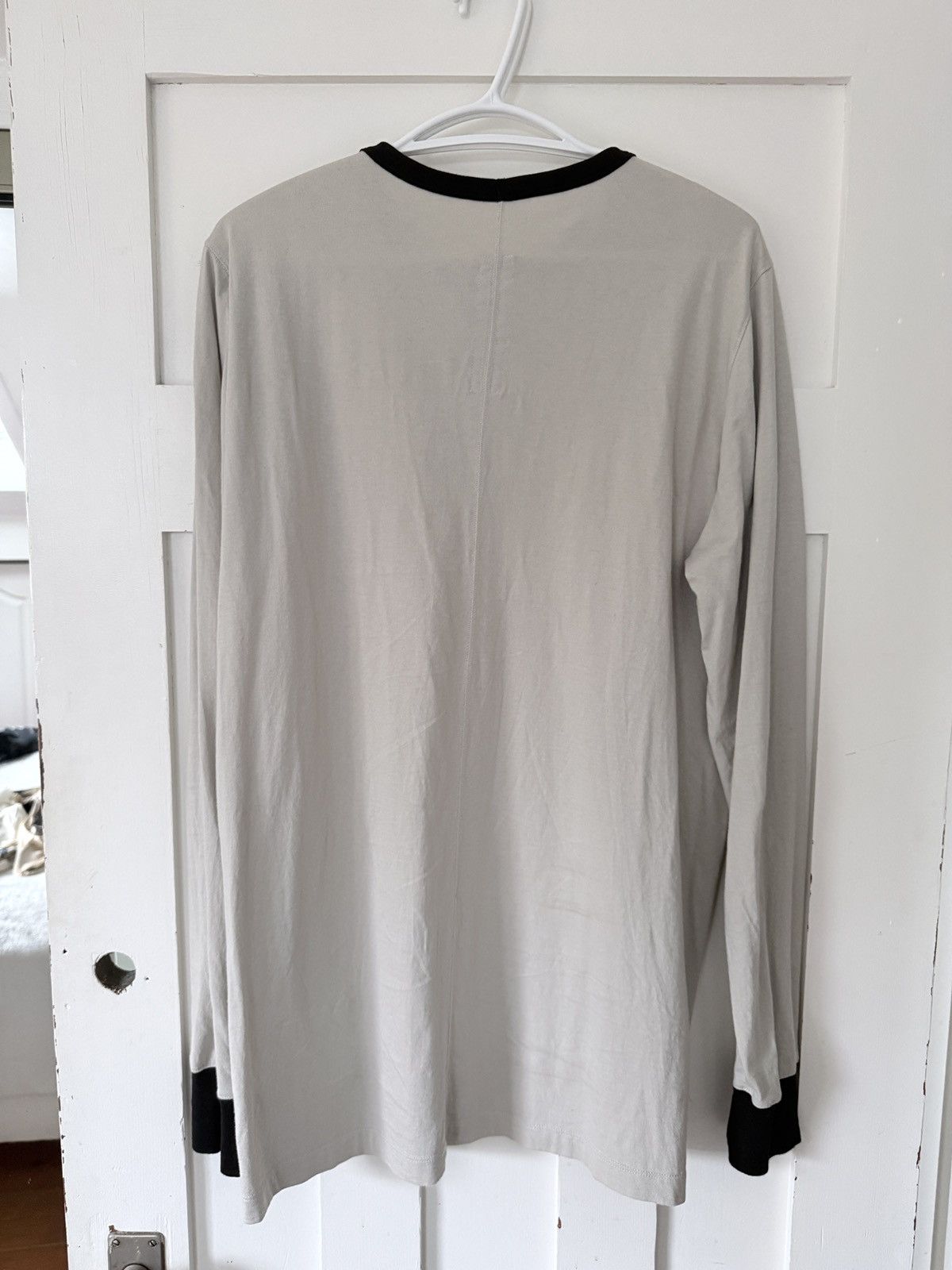 Rick Owens Gethsmane 2021 Ringer Long Sleeve Shirt Size US XL / EU 56 / 4 - 2 Thumbnail
