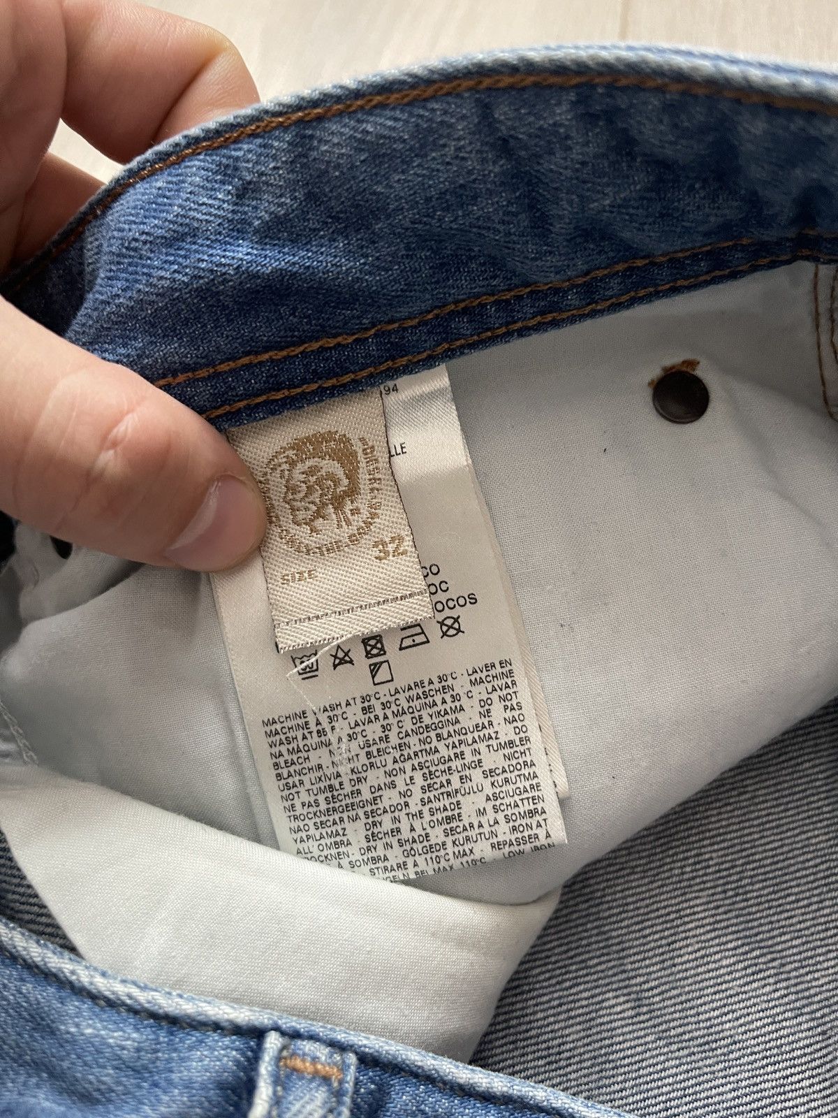 Diesel × Vintage Vintage Diesel Blue Jeans Distressed Denim Size US 32 / EU 48 - 9 Thumbnail