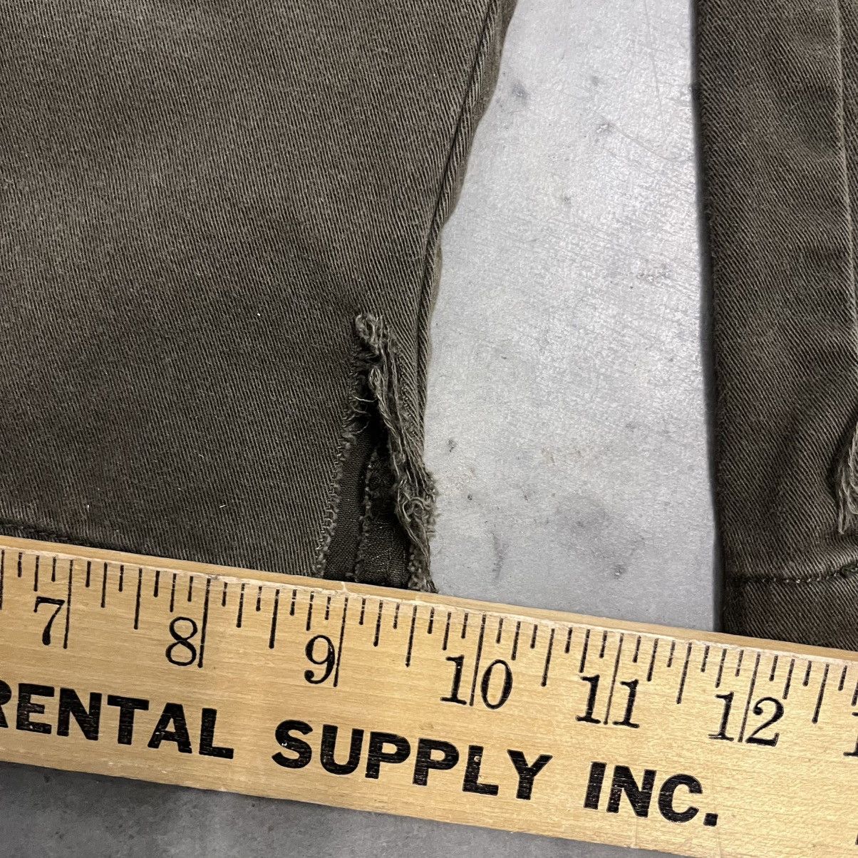 Vintage Vintage Olive Green Dark Wash Japanese Style Baggy Pants 32 Size US 32 / EU 48 - 3 Thumbnail