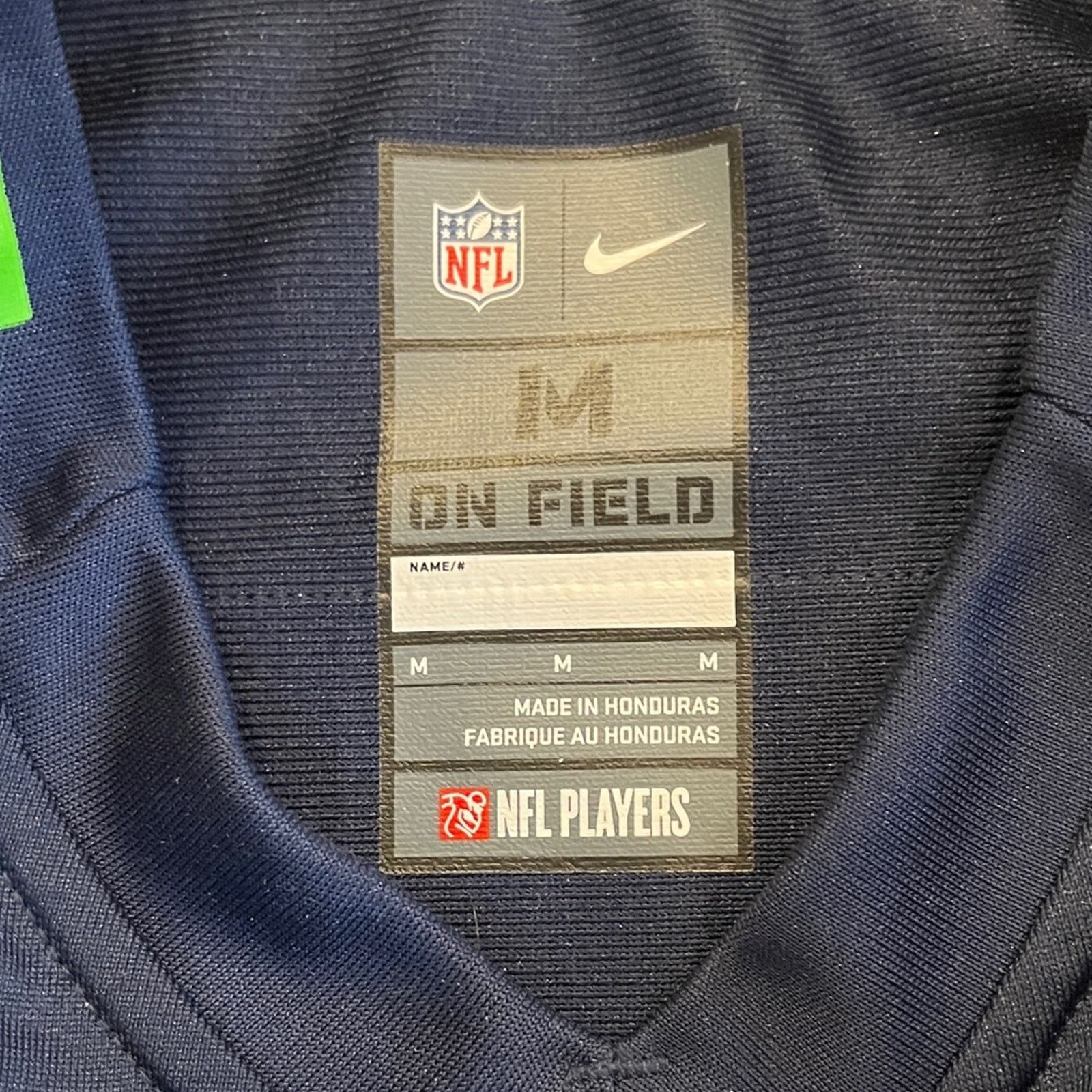 Nike Men’s Nike Seattle Seahawks Navy 12th Man Jersey, medium Size US M / EU 48-50 / 2 - 3 Thumbnail