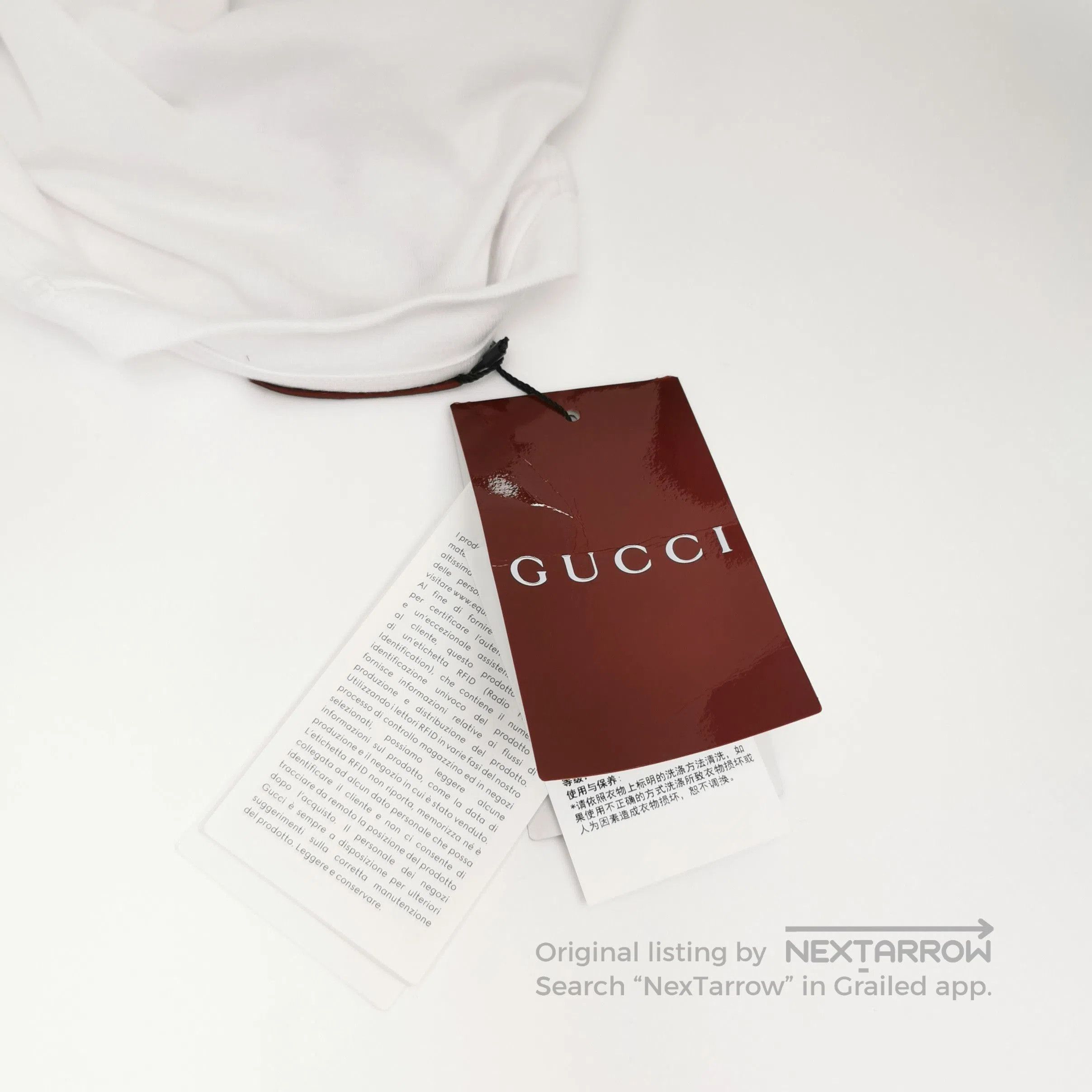 Gucci Gucci Cotton Logo Crew Neck T. Size US M / EU 48-50 / 2 - 1 Thumbnail