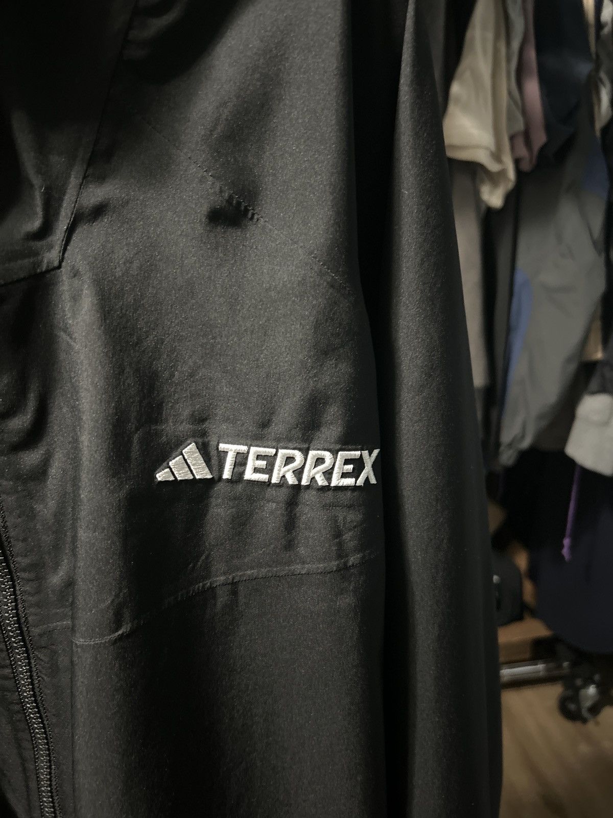 Adidas Adidas Terrex Black Windbreaker 3XL Size US XXL / EU 58 / 5 - 2 Thumbnail
