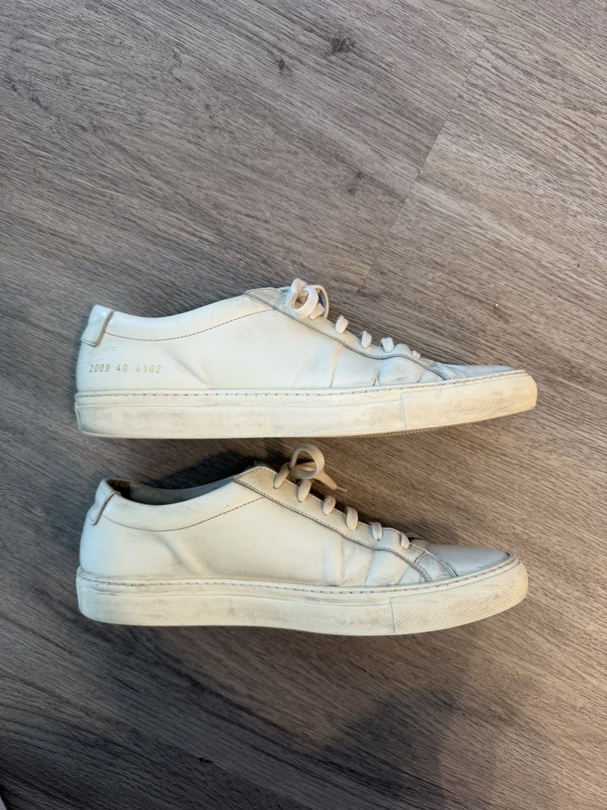 Common Projects Common Projects Achilles Low Cream 40 Size US 7 / EU 40 - 2 Thumbnail
