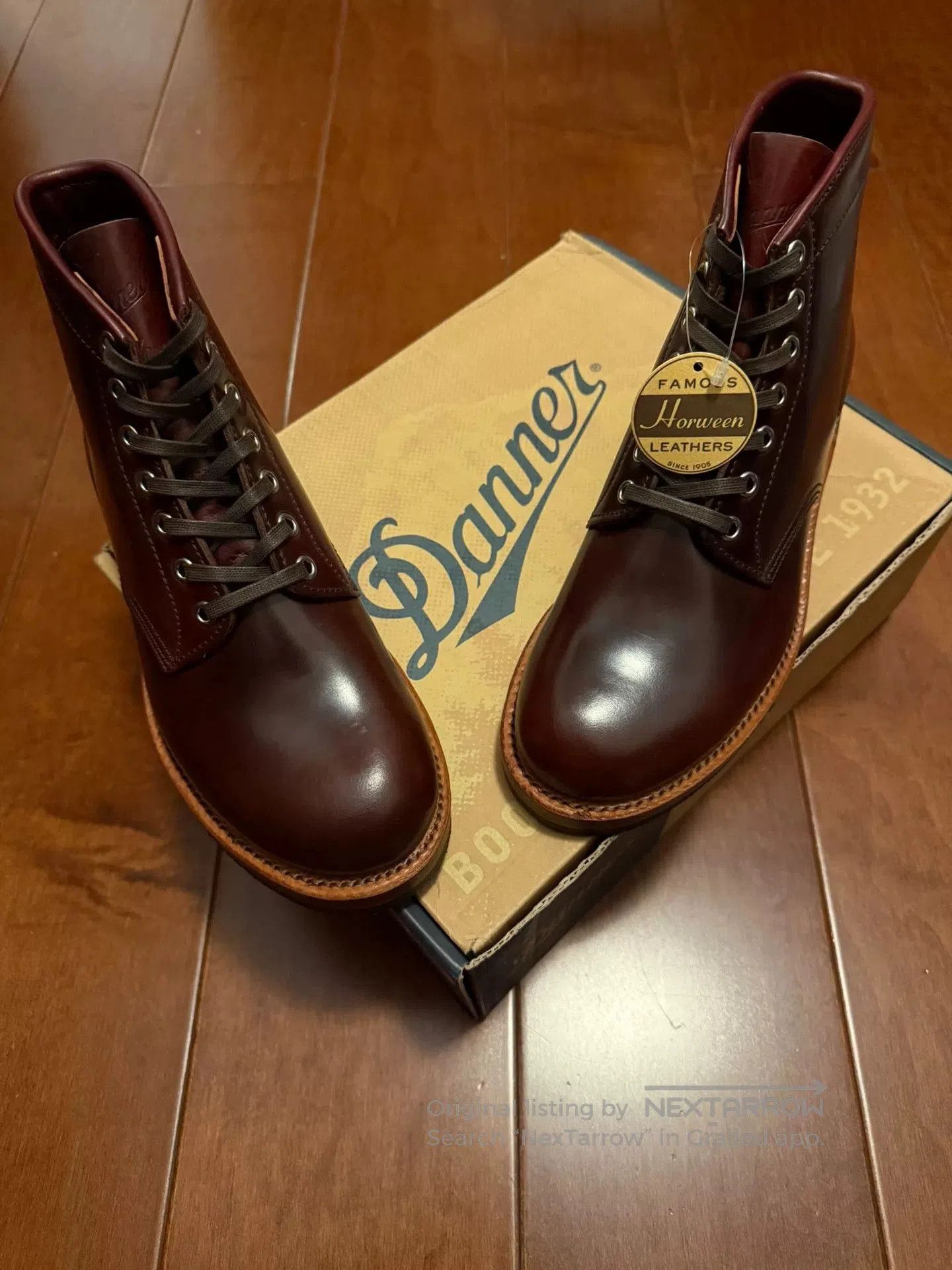 Danner Shell Cordovan Work Boots.