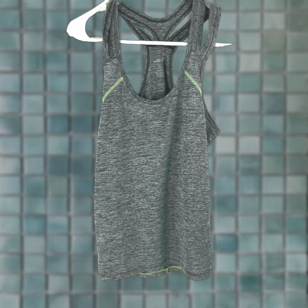Avia Avia Women Activewear Tank Top Racerback Heather Gray M Tank Shirt Womens Size M / US 6-8 / IT 42-44 - 1 Thumbnail
