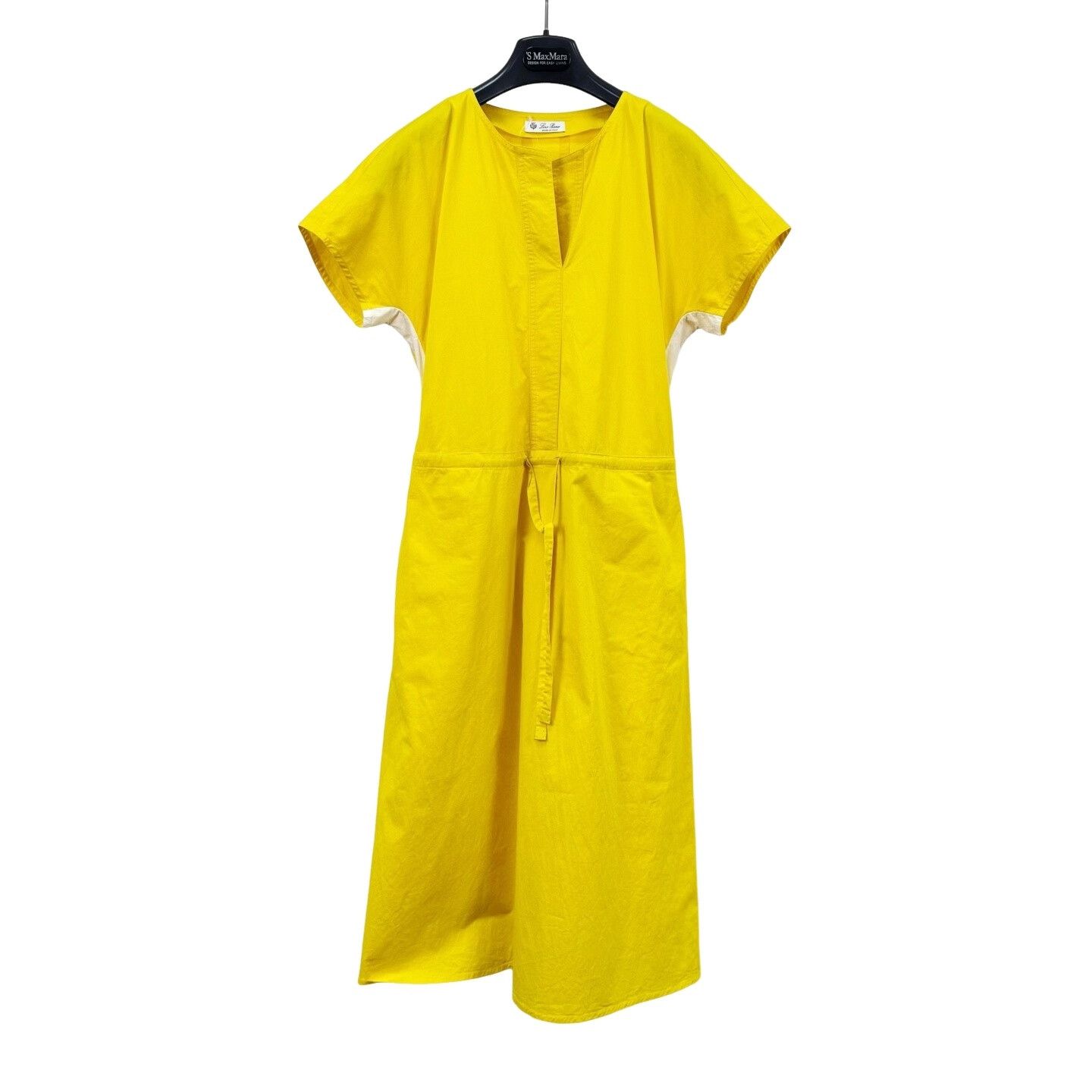 Loro Piana Loro Piana Yellow Drawstring Dress Size 38 Size XS / US 0-2 / IT 36-38 - 1 Thumbnail