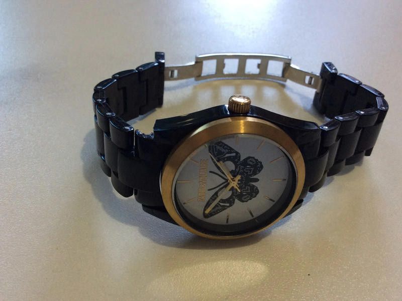Zadig & Voltaire Zadig ladies white dial black plastic strap watch Size ONE SIZE - 1 Thumbnail