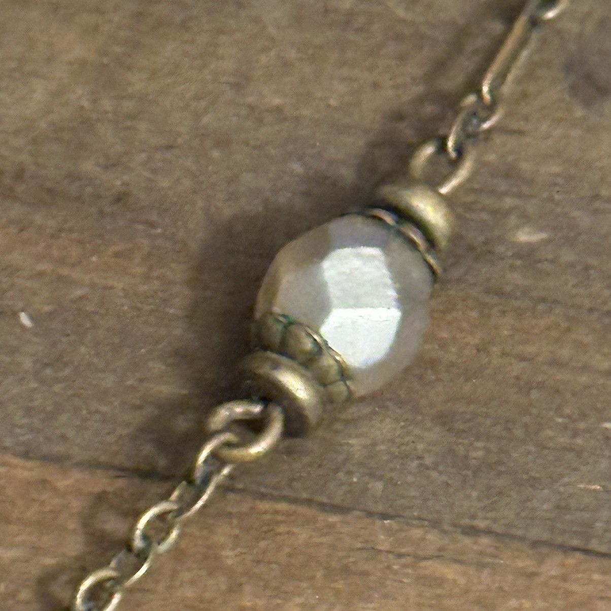 Other Bronze tone stationed metallic bead necklace Size ONE SIZE - 6 Thumbnail