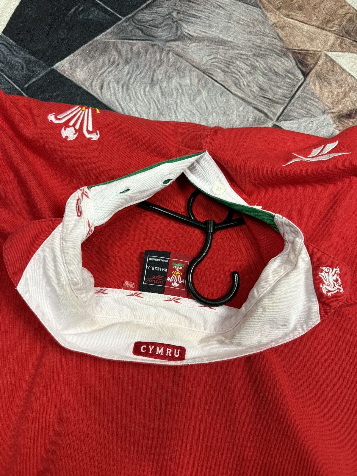 Reebok × Vintage Vintage 1999 Wales Rugby Union Home Shirt Jersey by Reebok Size US L / EU 52-54 / 3 - 17 Thumbnail