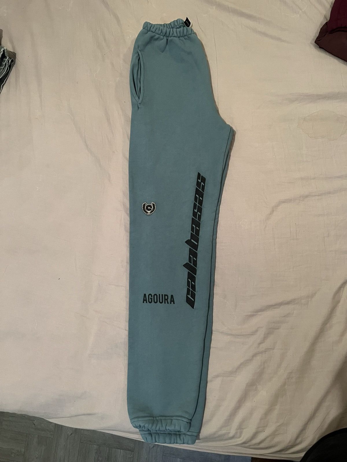 Yeezy Yeezy Calabasas Embroidered French Terry Pants Size US 29 - 3 Thumbnail