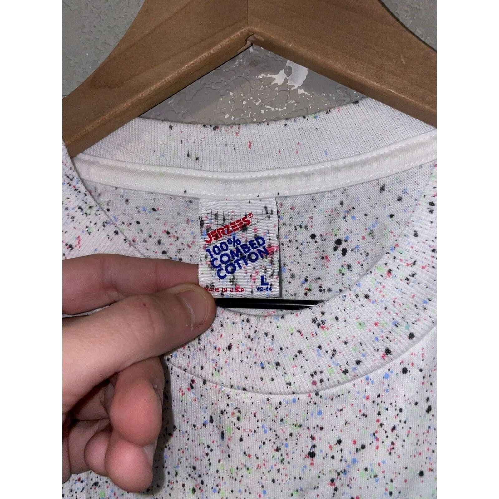 Jerzees Vintage Boston Shirt Lobster Tee USA Made 90s Large VTG Size US M / EU 48-50 / 2 - 8 Thumbnail