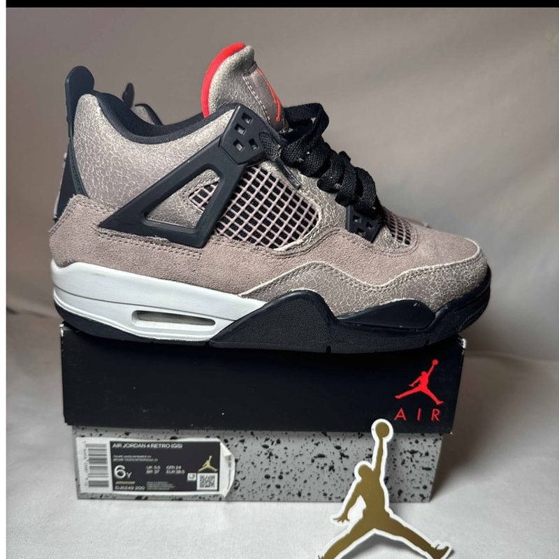 Jordan Brand × Nike Size 6 - Nike Air Jordan 4 Retro GS Taupe Haze Men's Shoes Size US 6 / EU 39 - 1 Thumbnail