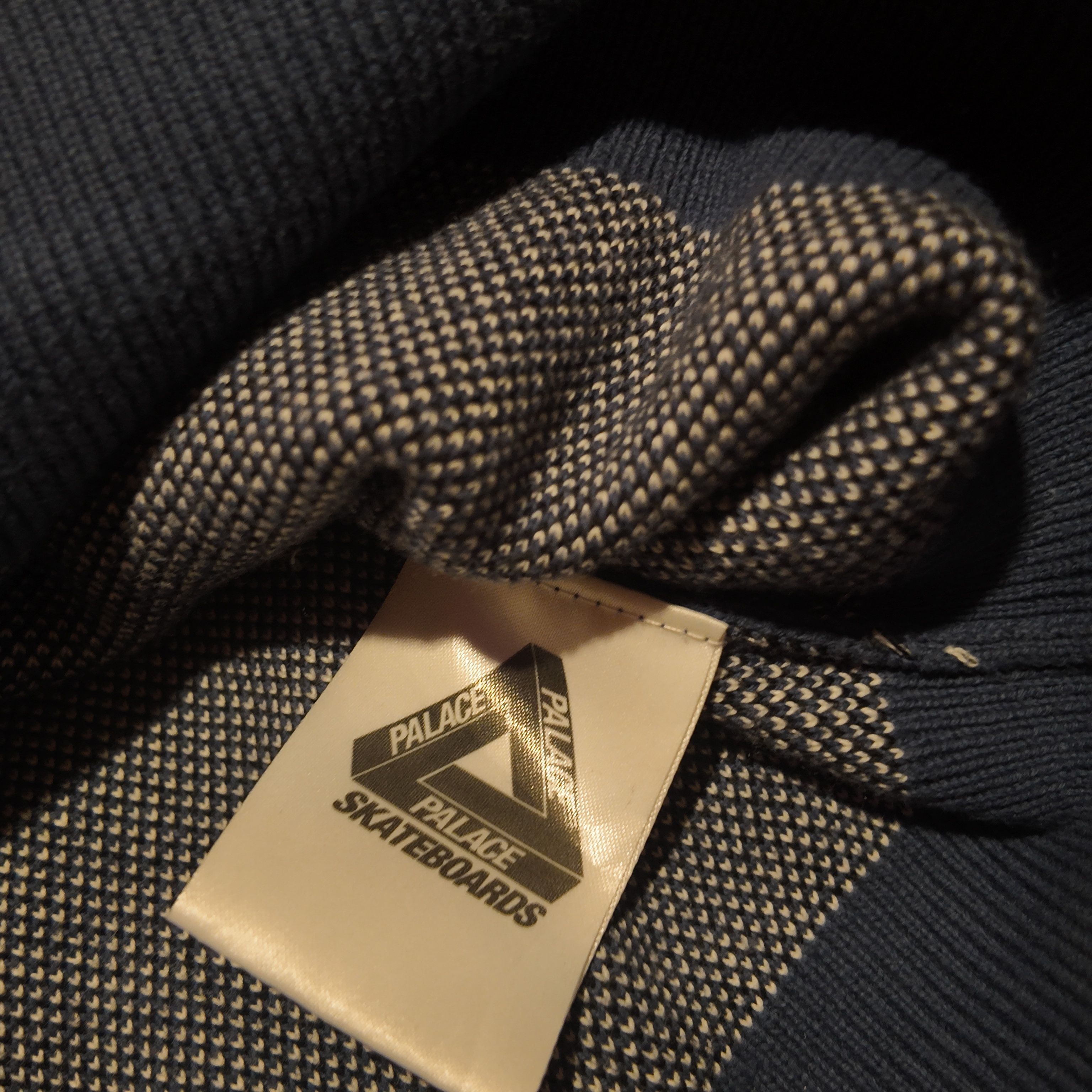 Palace Palace Tri Pal Knit Navy Size L Size US L / EU 52-54 / 3 - 9 Thumbnail