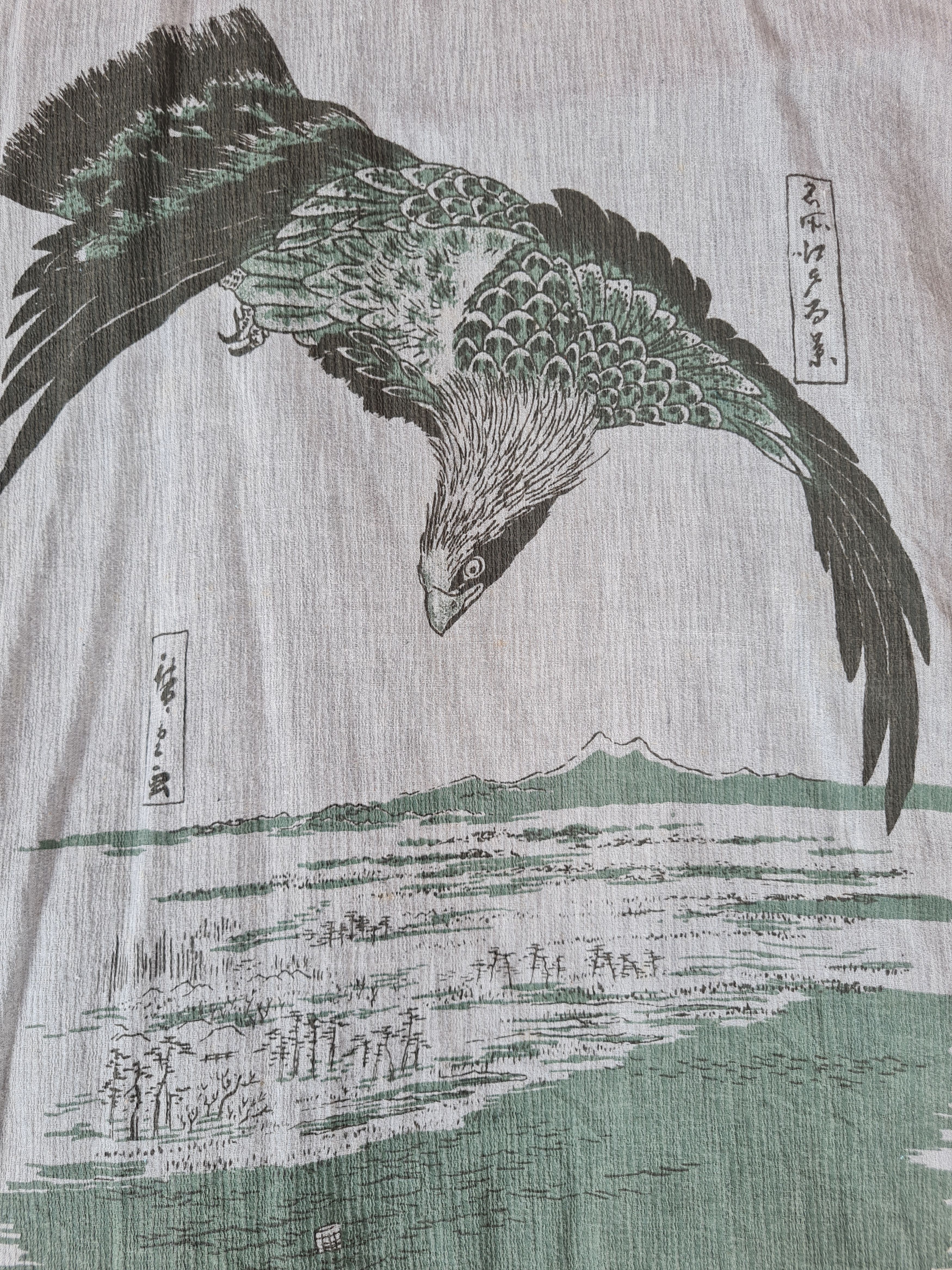 Japanese Brand × Vintage Vtg Kimono Eagle Size US L / EU 52-54 / 3 - 10 Thumbnail