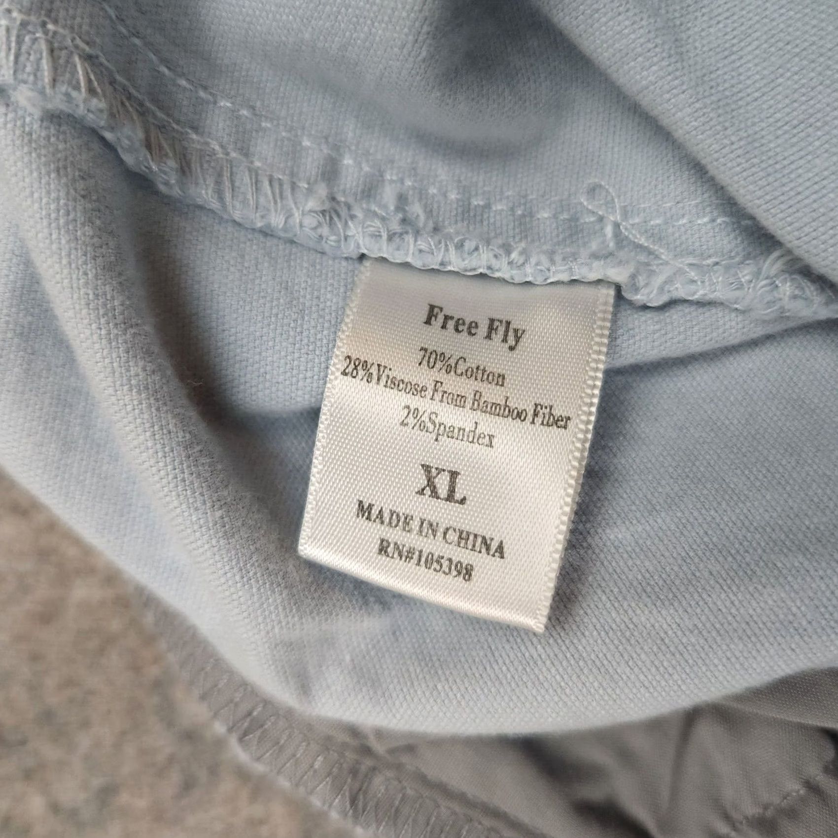Vintage Free Fly Shorts Mens XL Blue Canvas Pockets Drawstring Elastic Waist Cotton Spandex Bamboo Beach Outdoor 90s (If applicable) No—Oops Size US 36 / EU 52 - 6 Thumbnail