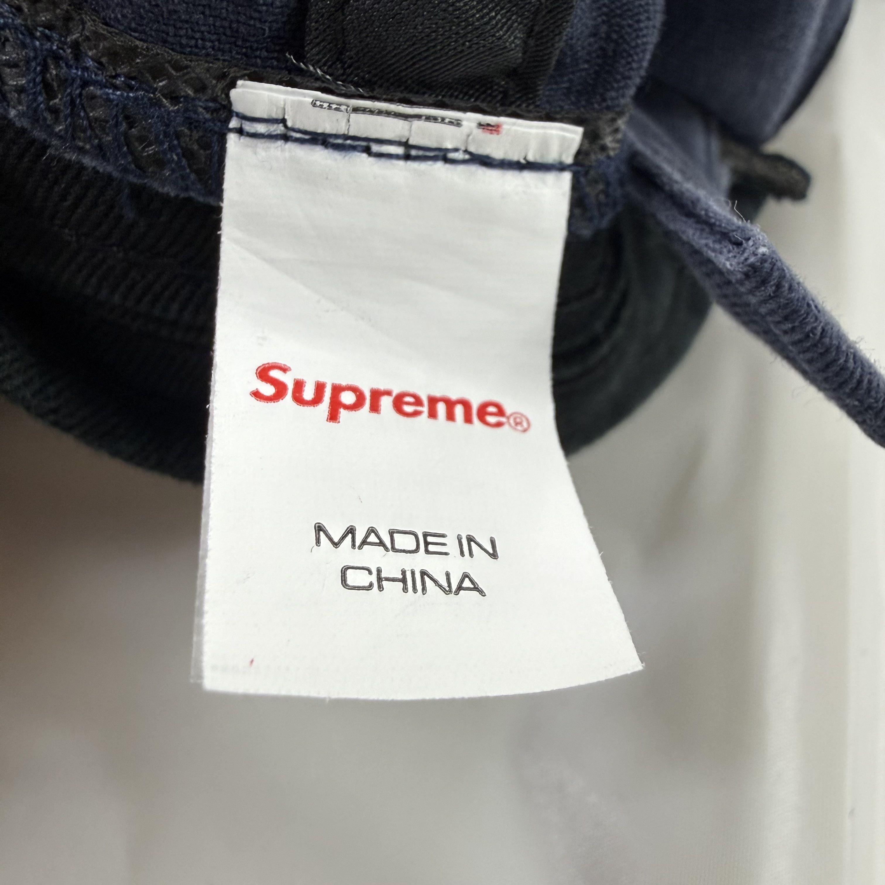 Supreme Supreme Multi Type 6-Panel Hat Navy Blue Strapback Size ONE SIZE - 7 Thumbnail