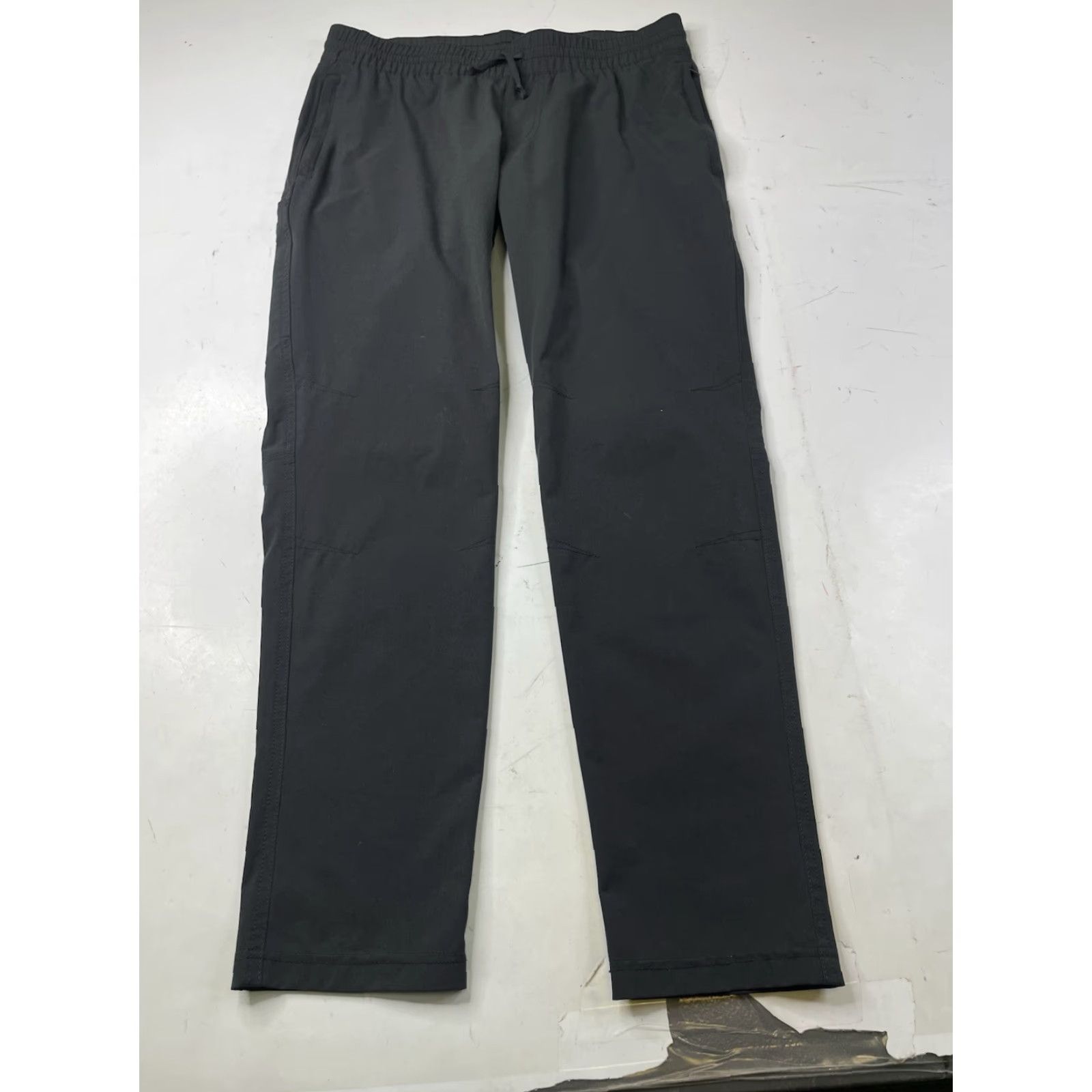 Vintage KUHL Freeflex Pants Men's Small Dark Storm Gray Outdoors Jogger Drawstring Regular Half Zip Logo Pocket 5 Size US 29 - 2 Thumbnail
