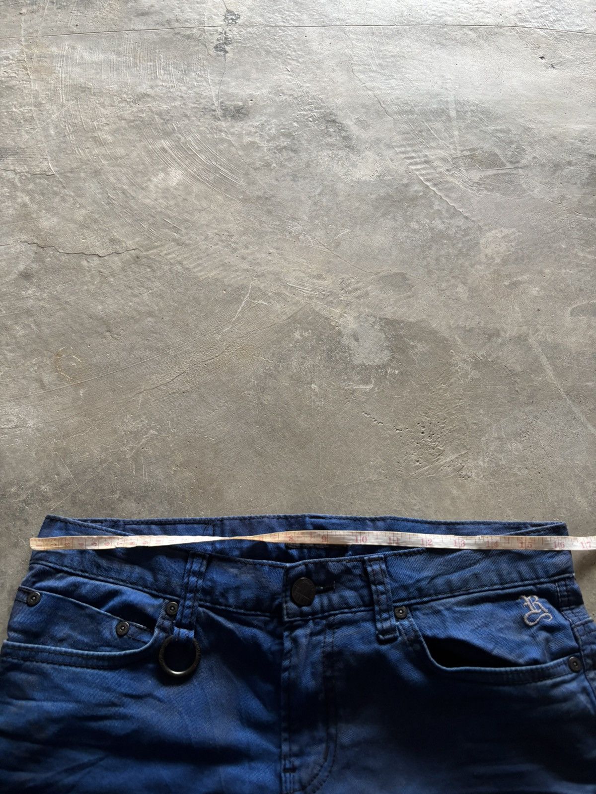 Hysteric Glamour ROEN waxed slim skinny style jeans japanese punk gothic rock Size US 31 - 22 Thumbnail