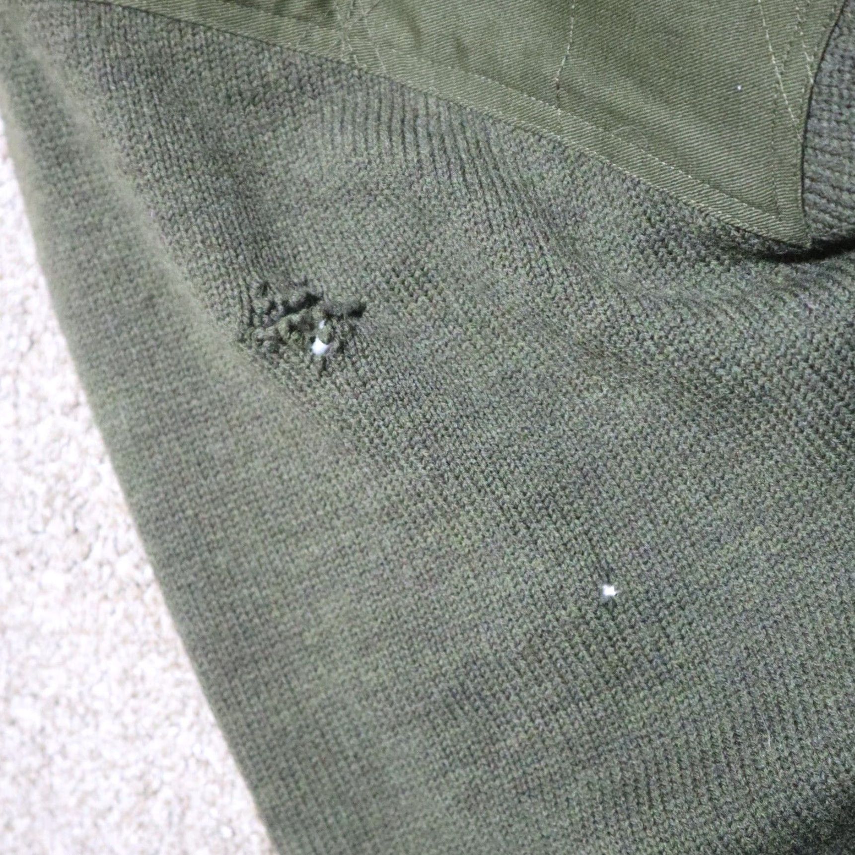 Orvis Orvis Wool Bomber Jacket Men's XL Green Full Zip Size US XL / EU 56 / 4 - 2 Thumbnail