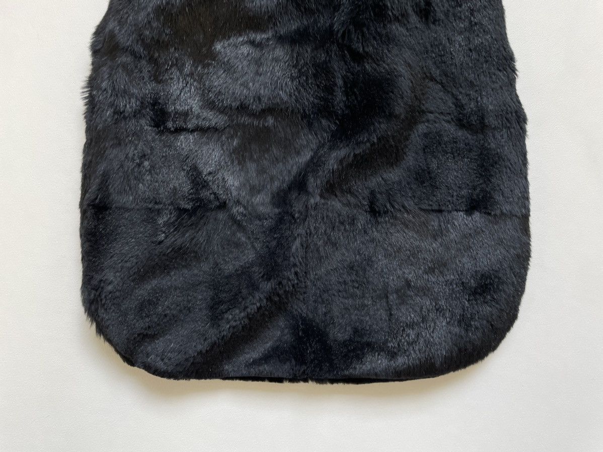 Prada A/W 2000 Black Sheep Fur Hand Bag Size ONE SIZE - 10 Thumbnail