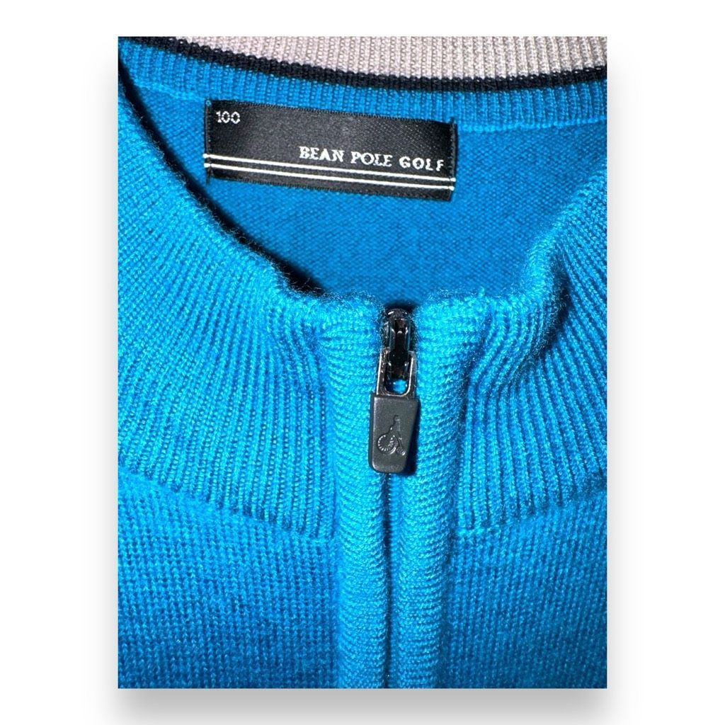 BEANPOLE Blue Bean Pole Golf Wool Quarter Zip Sweater vest Size M Size US M / EU 48-50 / 2 - 5 Thumbnail