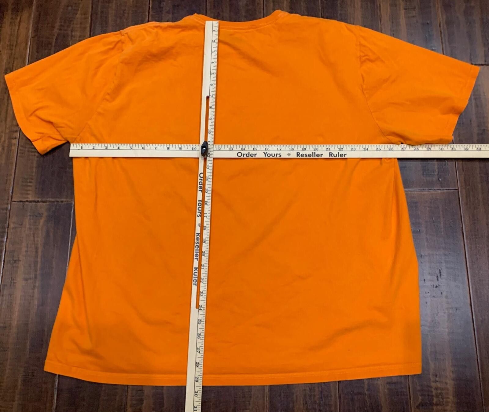 Russell Athletic Men's Russell brand 3XL Orange 100% Cotton T-Shirt Size US XXL / EU 58 / 5 - 5 Thumbnail