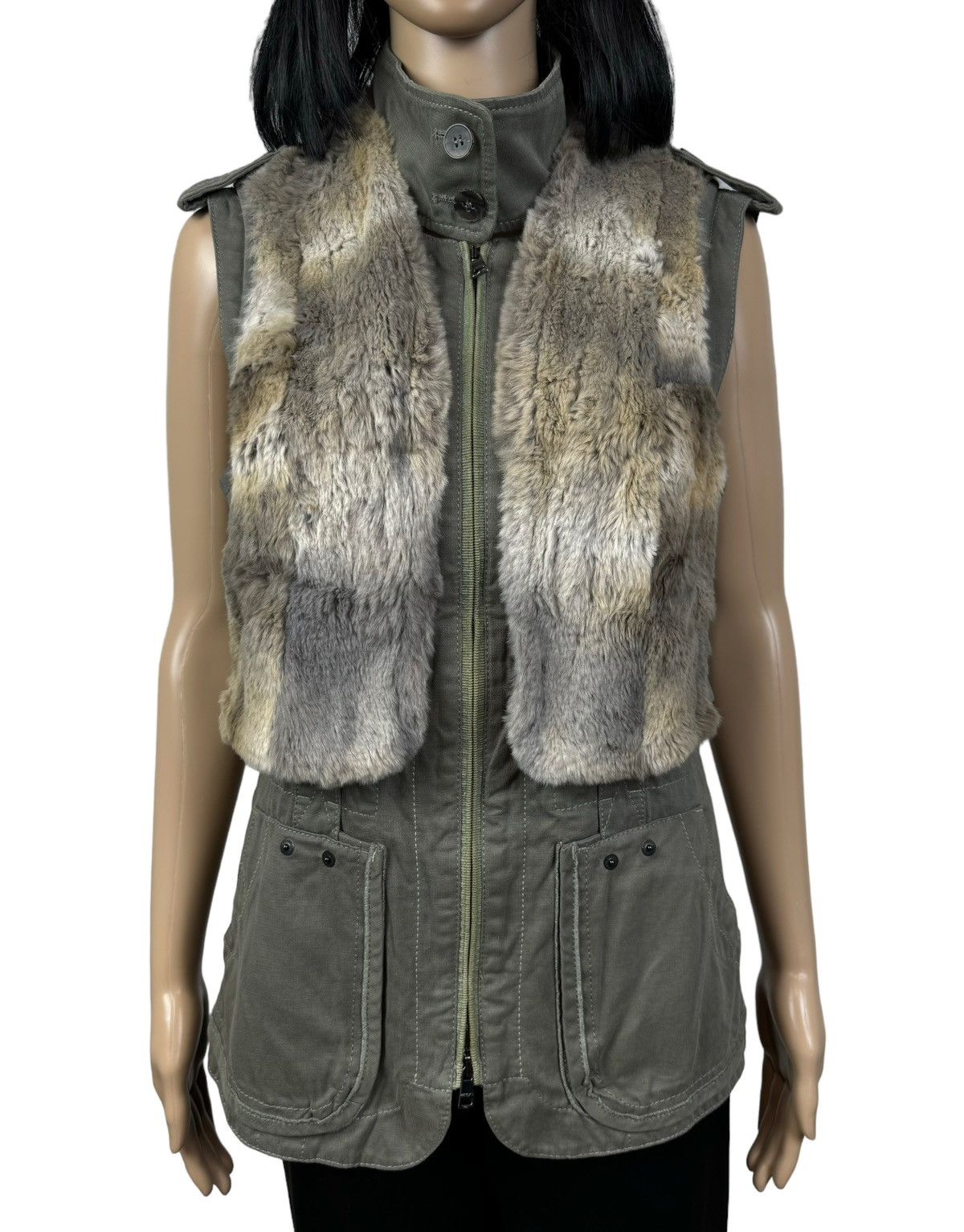 Other Marc Cain 2in1 Rabbit Fur Vest size 2 Size M / US 6-8 / IT 42-44 - 3 Thumbnail