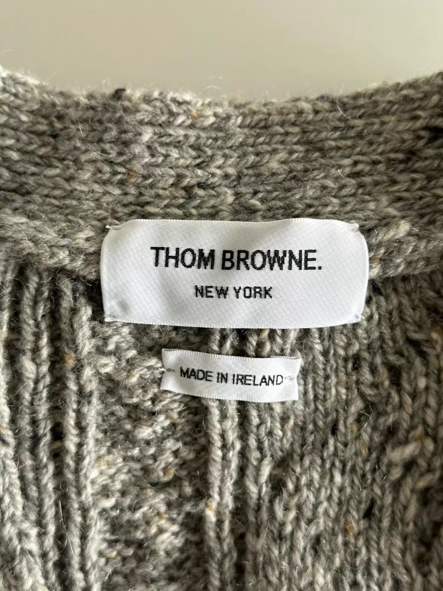 Thom Browne Thom Browne Gray Wool Cardigan Size 1 New Size US S / EU 44-46 / 1 - 3 Thumbnail