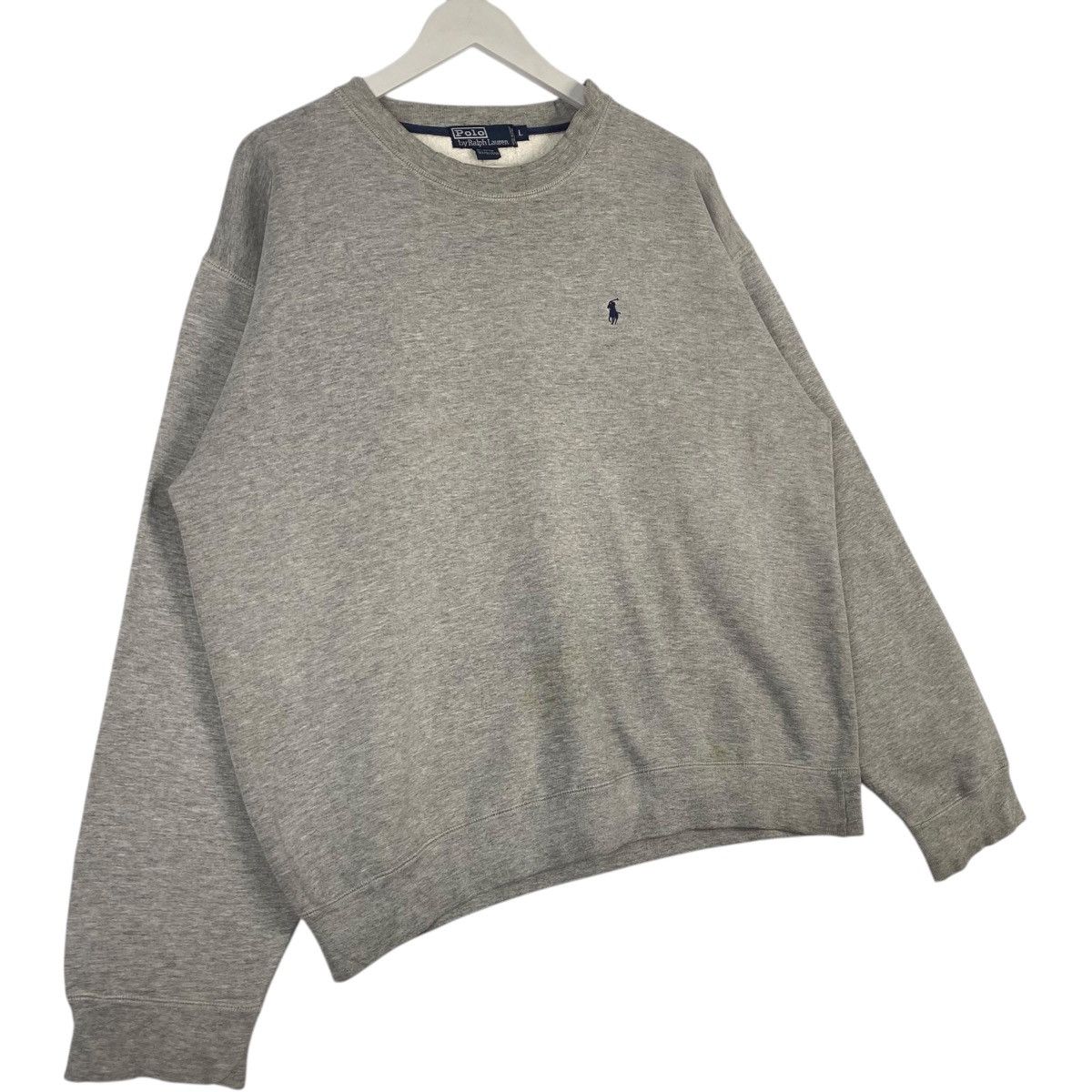 Polo Ralph Lauren Vintage Ralph Lauren Polo Gray Pullover Jumper Size L Size US L / EU 52-54 / 3 - 3 Thumbnail