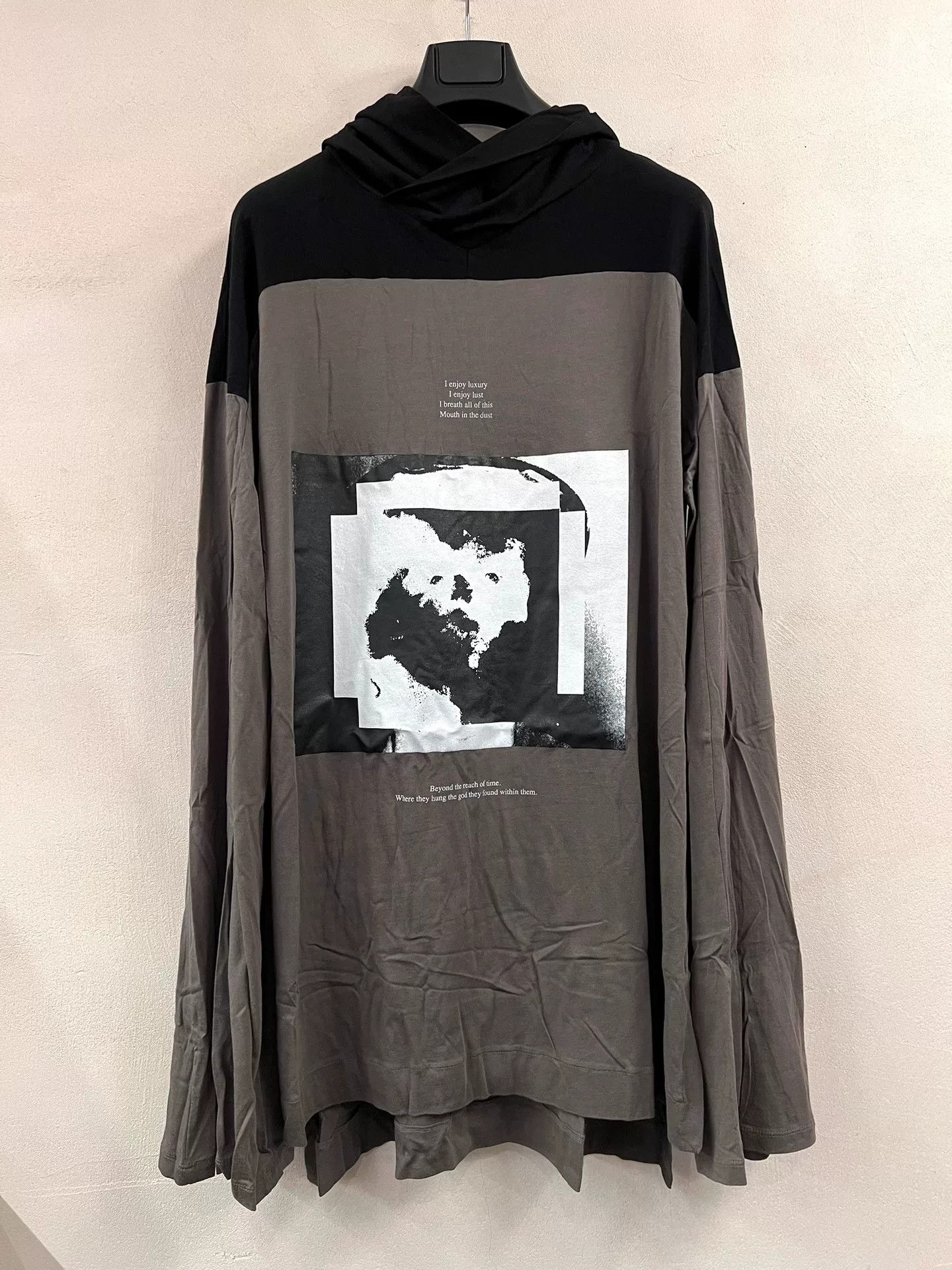 Hooded Long Sleeve Flared T-Shirt