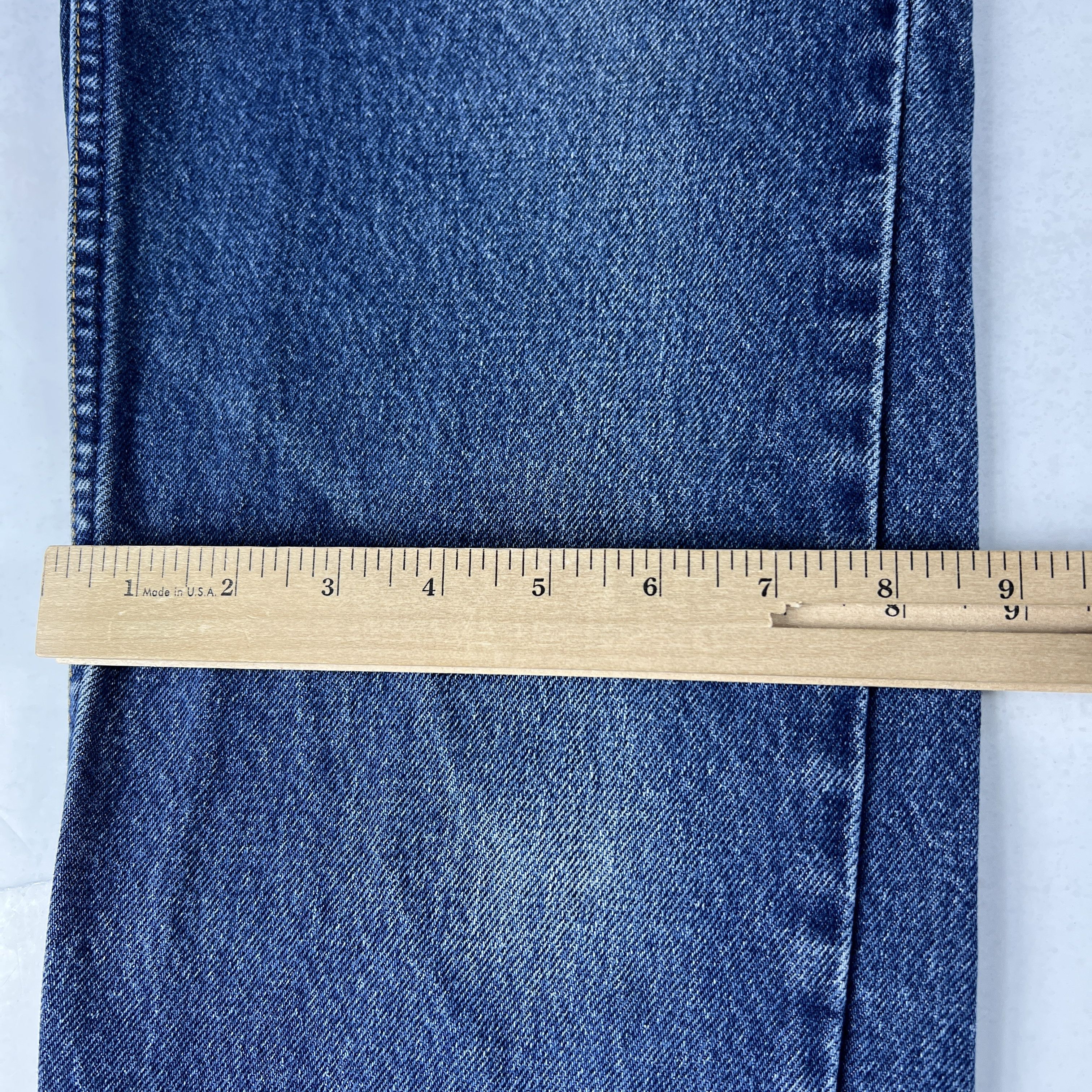 Levi's × Vintage VTG 80s Levi's Jeans 505 Straight Blue Faded Cotton Denim Size US 32 / EU 48 - 19 Thumbnail