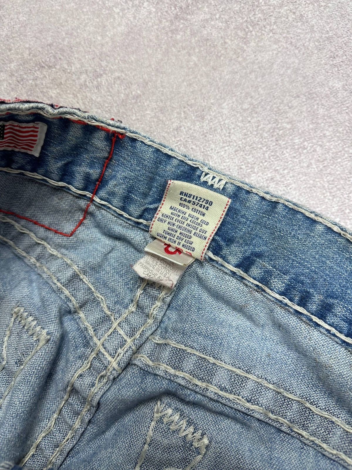True Religion Vintage True Religion Baggy Chief Keef Style Jeans Y2K 29 Size US 29 - 10 Thumbnail