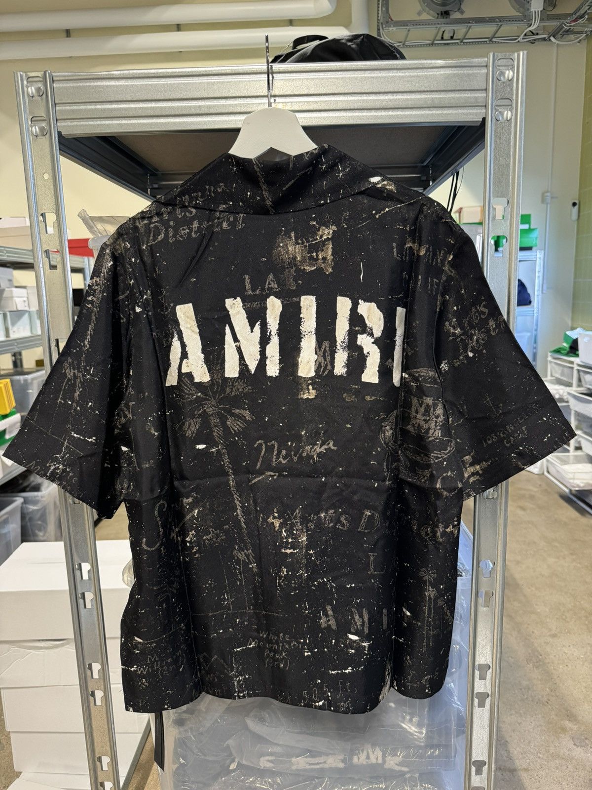 Amiri Amiri Army Stencil Camp Silk Shirt NEW 1100$ Size US S / EU 44-46 / 1 - 2 Thumbnail