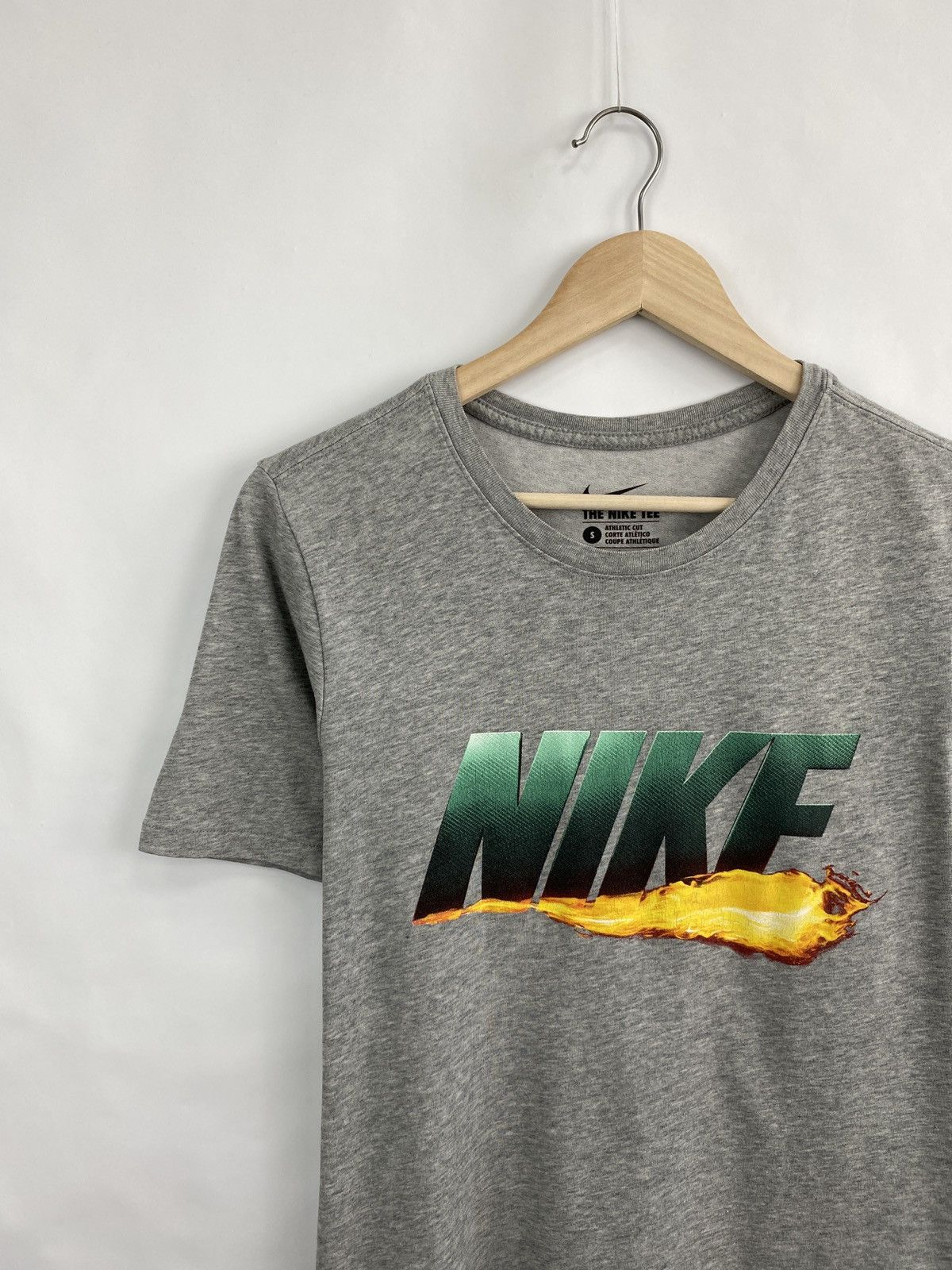 Japanese Brand 🔥🇺🇸 Nike Fire Swoosh Dri Fit Drill T-Shirt Y2K Hype Rare Size US S / EU 44-46 / 1 - 2 Thumbnail