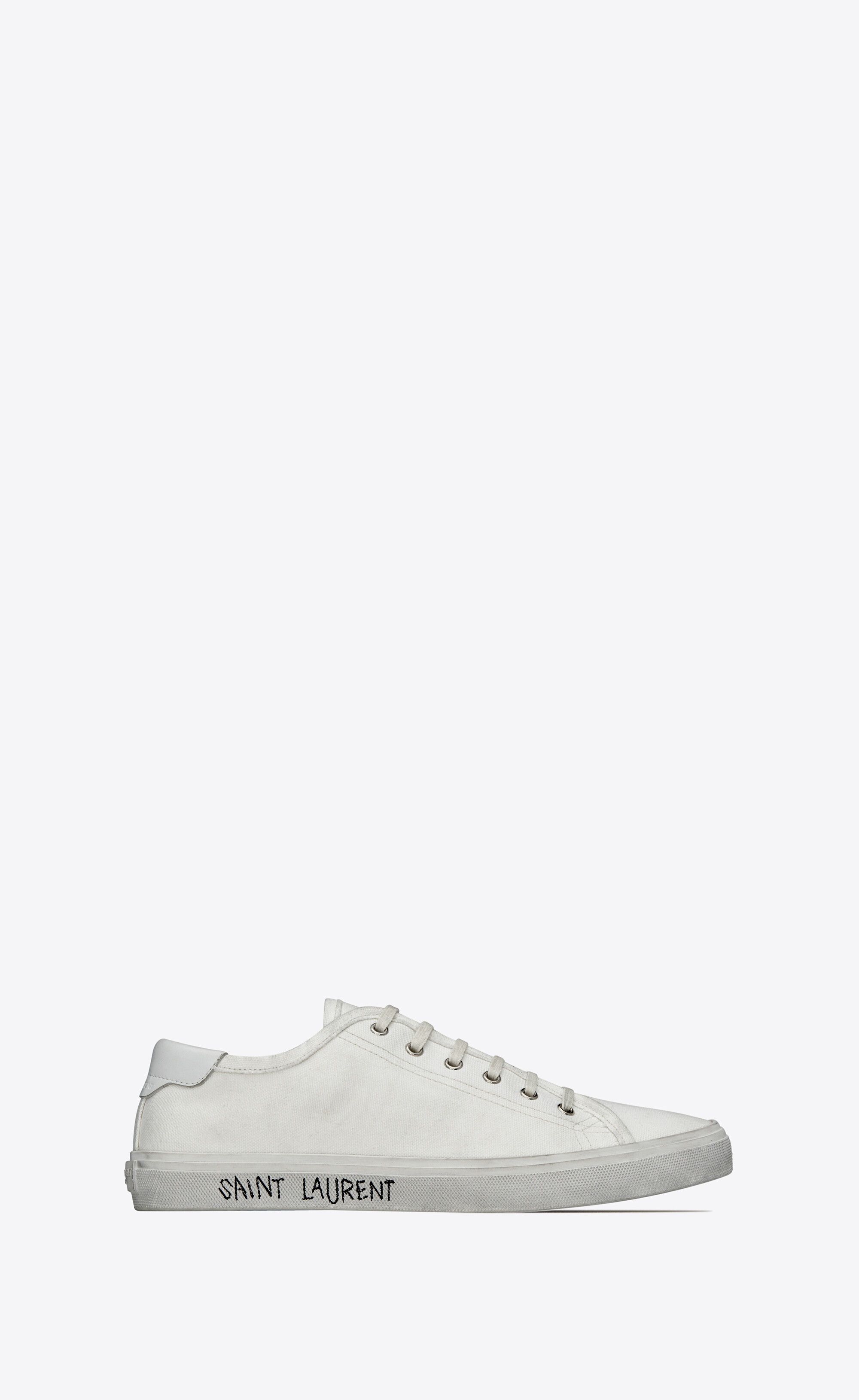 o1bcso1str1224 Malibu Sneakers In Canvas in White
