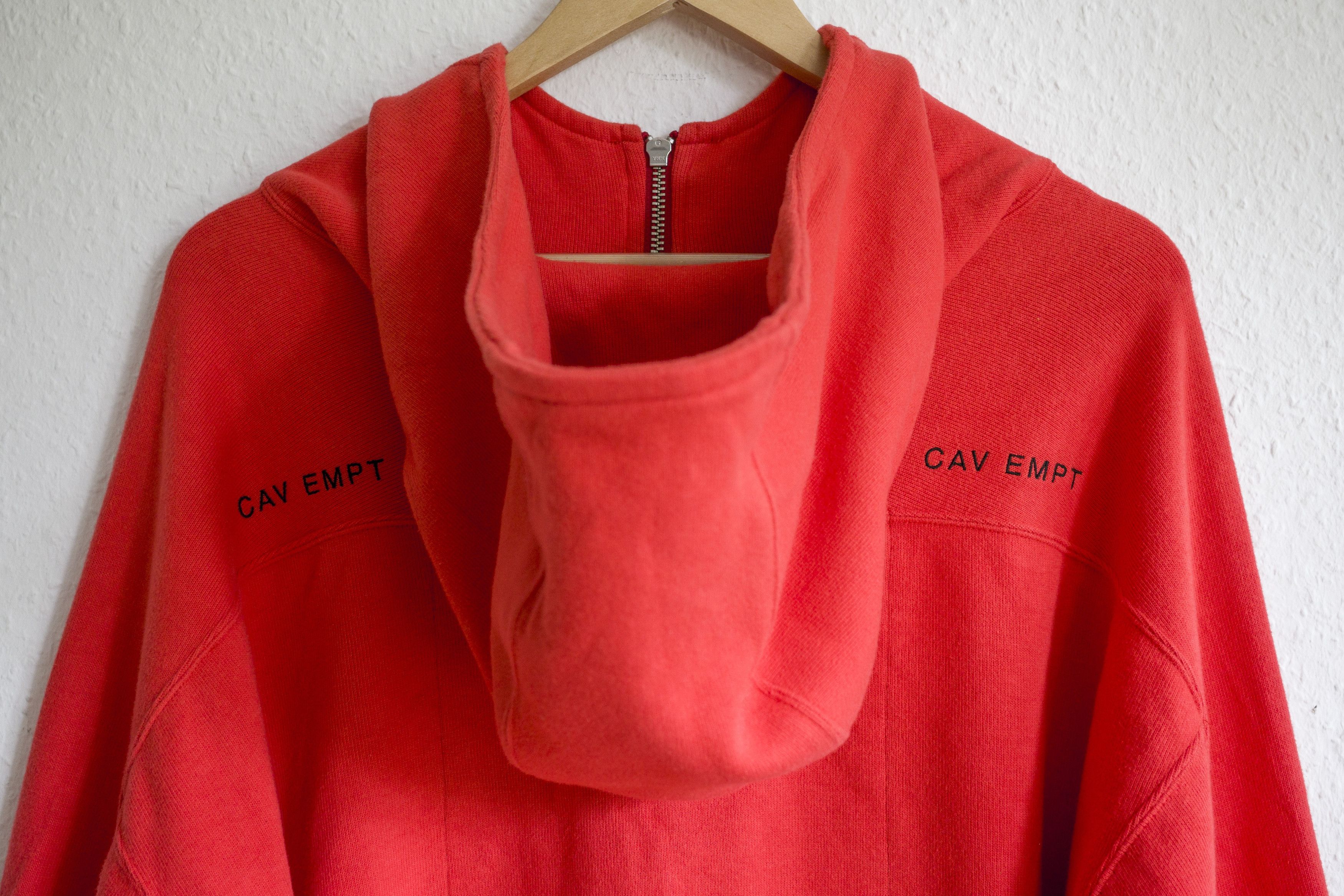 Cav Empt Cav Empt A/W 2023 coral zip-up double-thick hoodie Size US XL / EU 56 / 4 - 5 Thumbnail