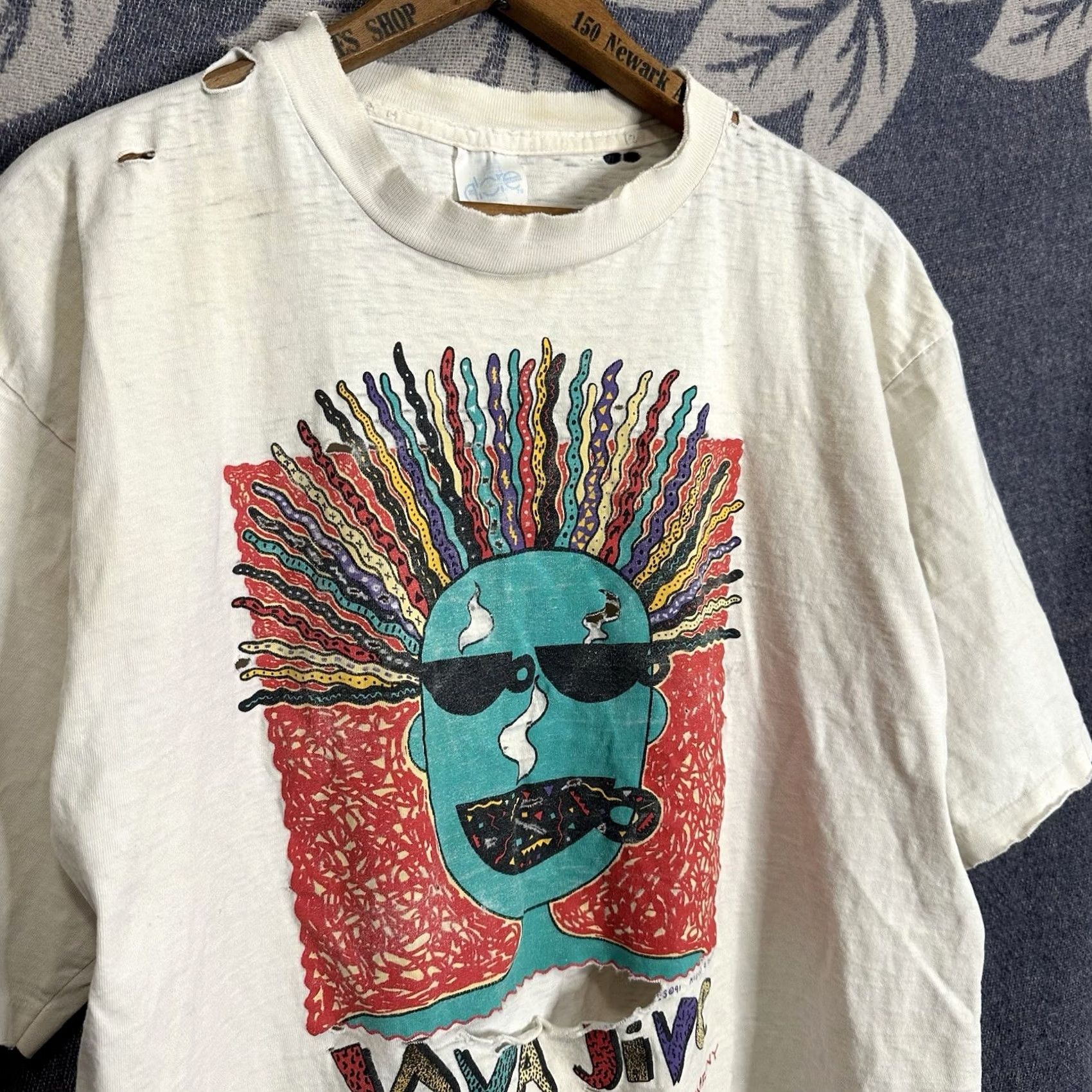 Thrasher VINTAGE 1990S Java Jive Muscle Beach Distressed T Shirt XL White Nike Shirt? Size US XL / EU 56 / 4 - 2 Thumbnail