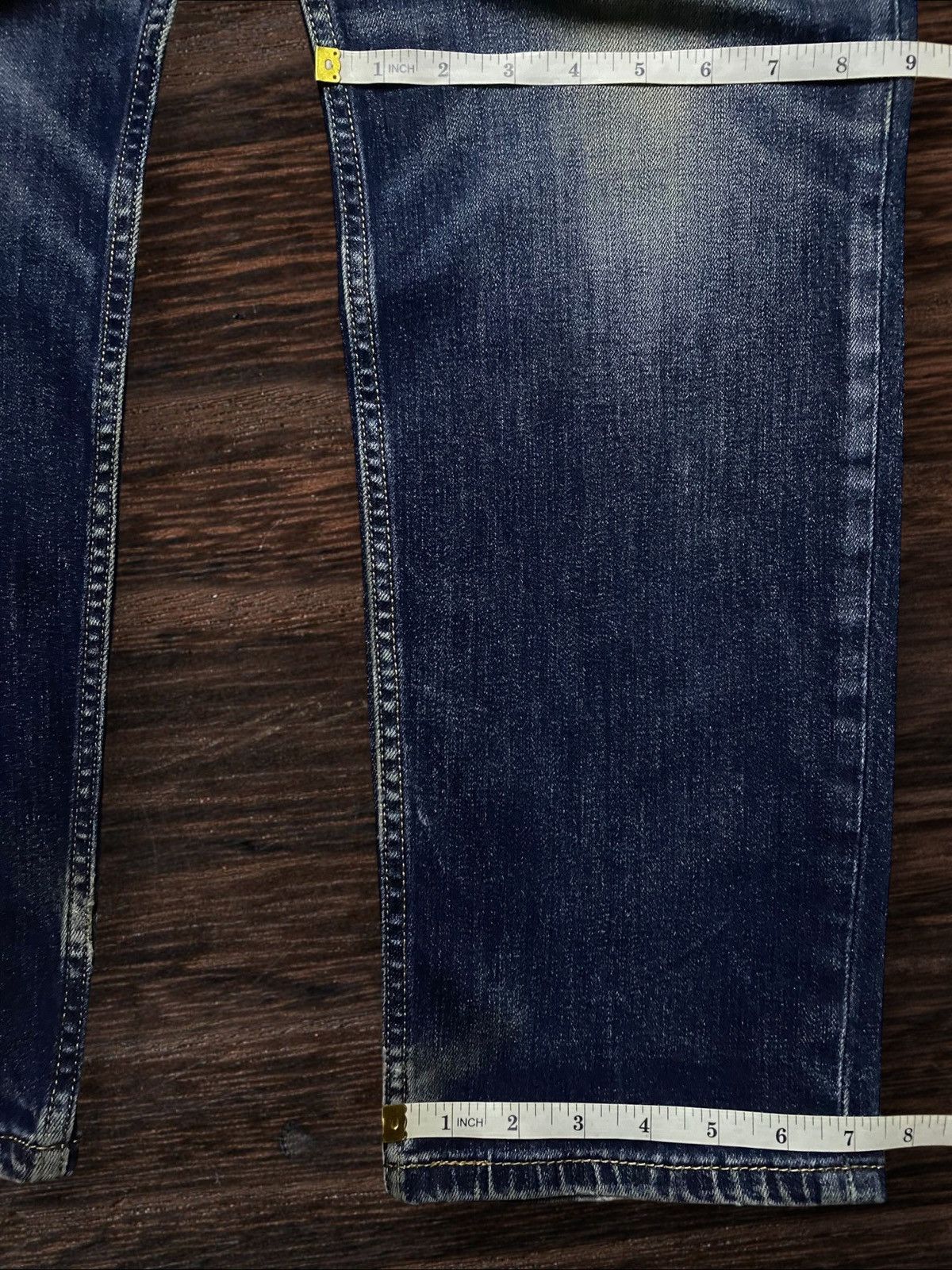 Levi's Vintage Levis 541 Mud Wash Distressed Slim Fit Jeans Size US 34 / EU 50 - 14 Thumbnail
