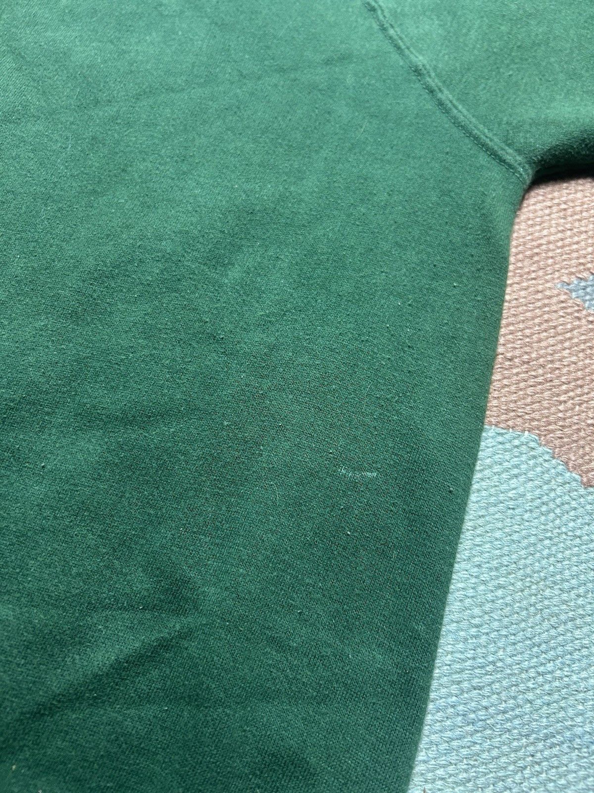 Vintage Vtg 70 crewneck sweatshirt blank forest green raglan paint M Size US M / EU 48-50 / 2 - 10 Thumbnail
