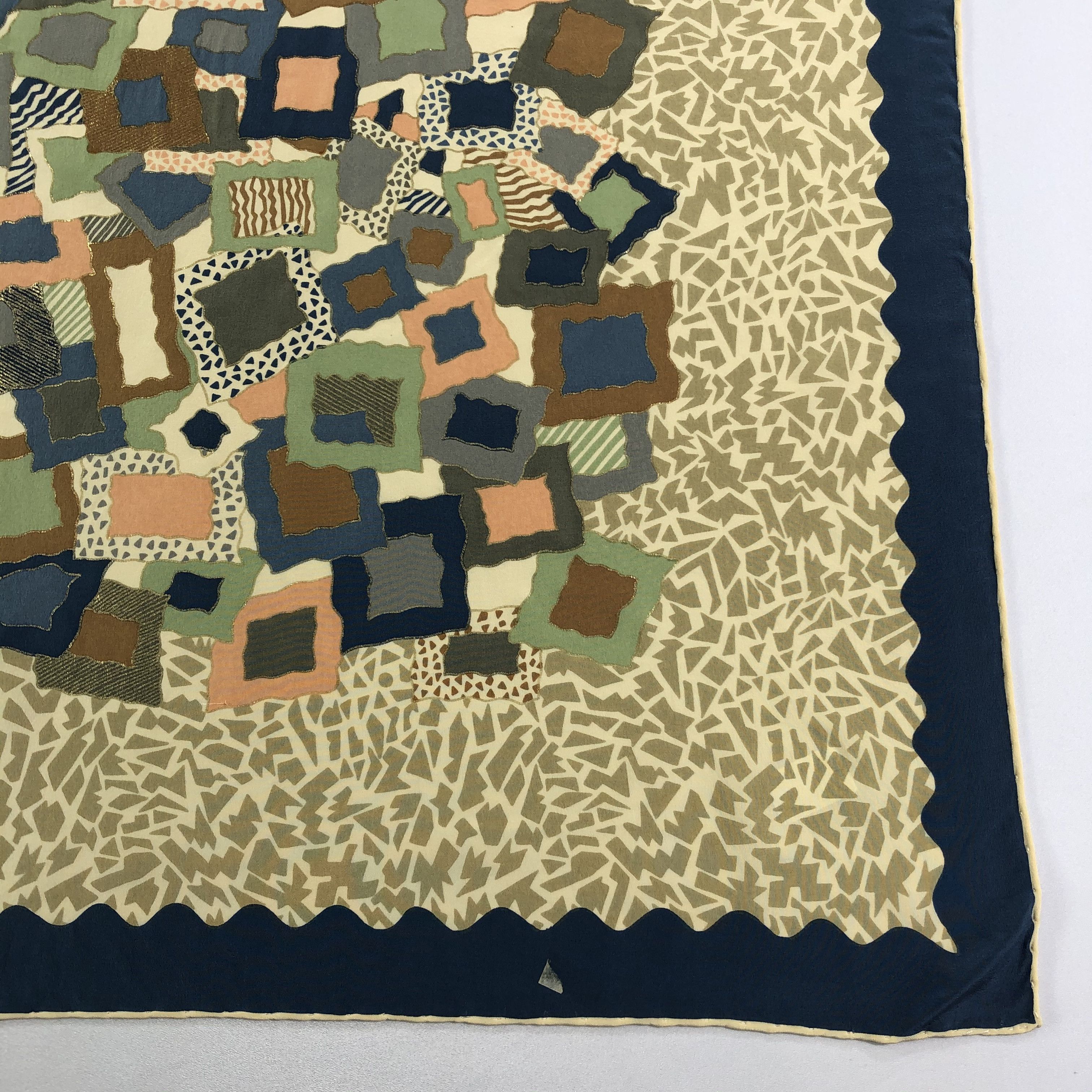 Vintage Vintage Silk Scarf Size ONE SIZE - 4 Thumbnail