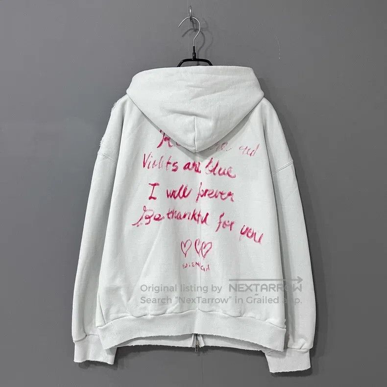Balenciaga Balenciaga Qixi limited zip-up hoodie Size US M / EU 48-50 / 2 - 3 Thumbnail